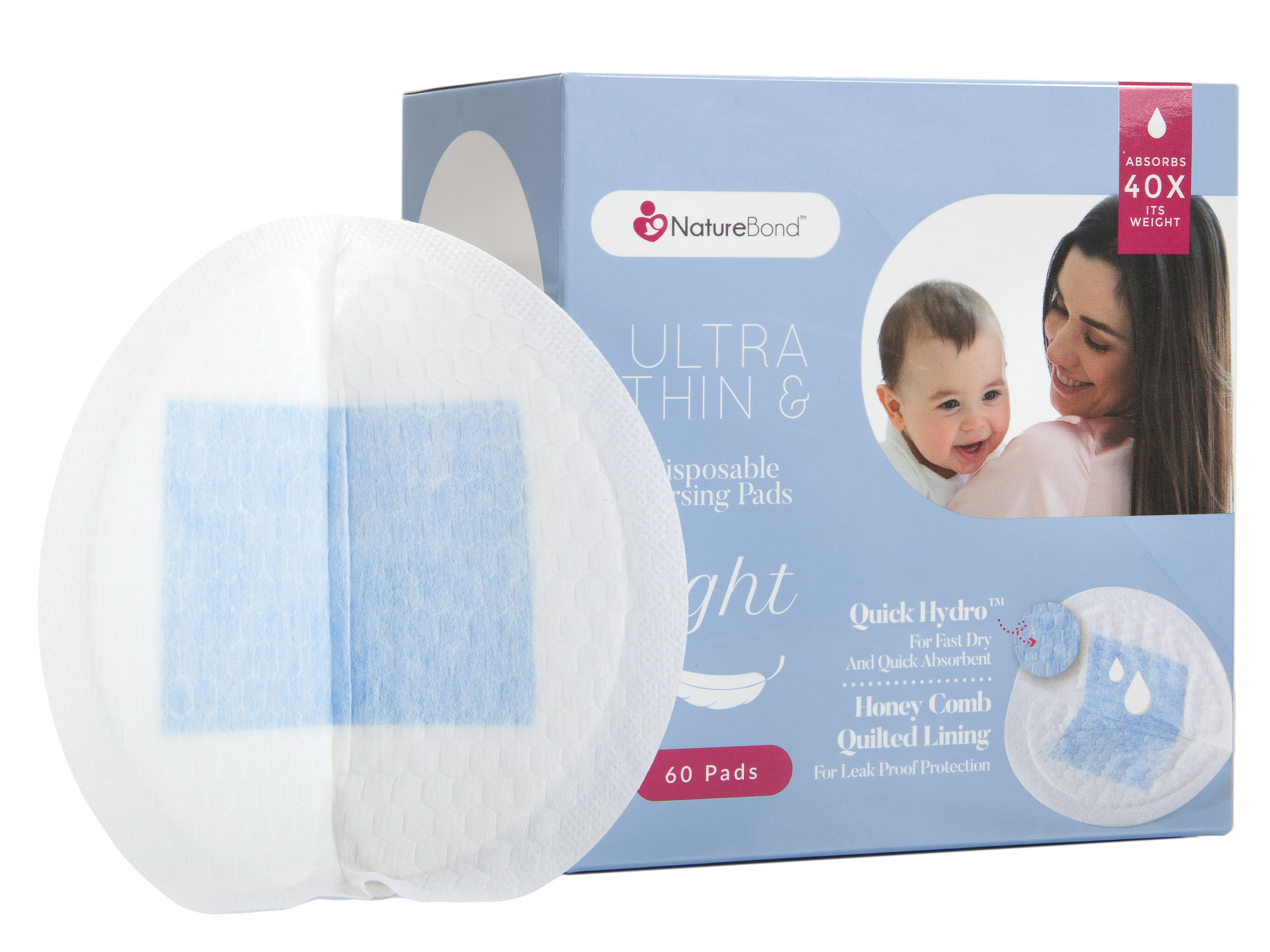 NatureBond Ammeinnlegg i papir, 60 stk.