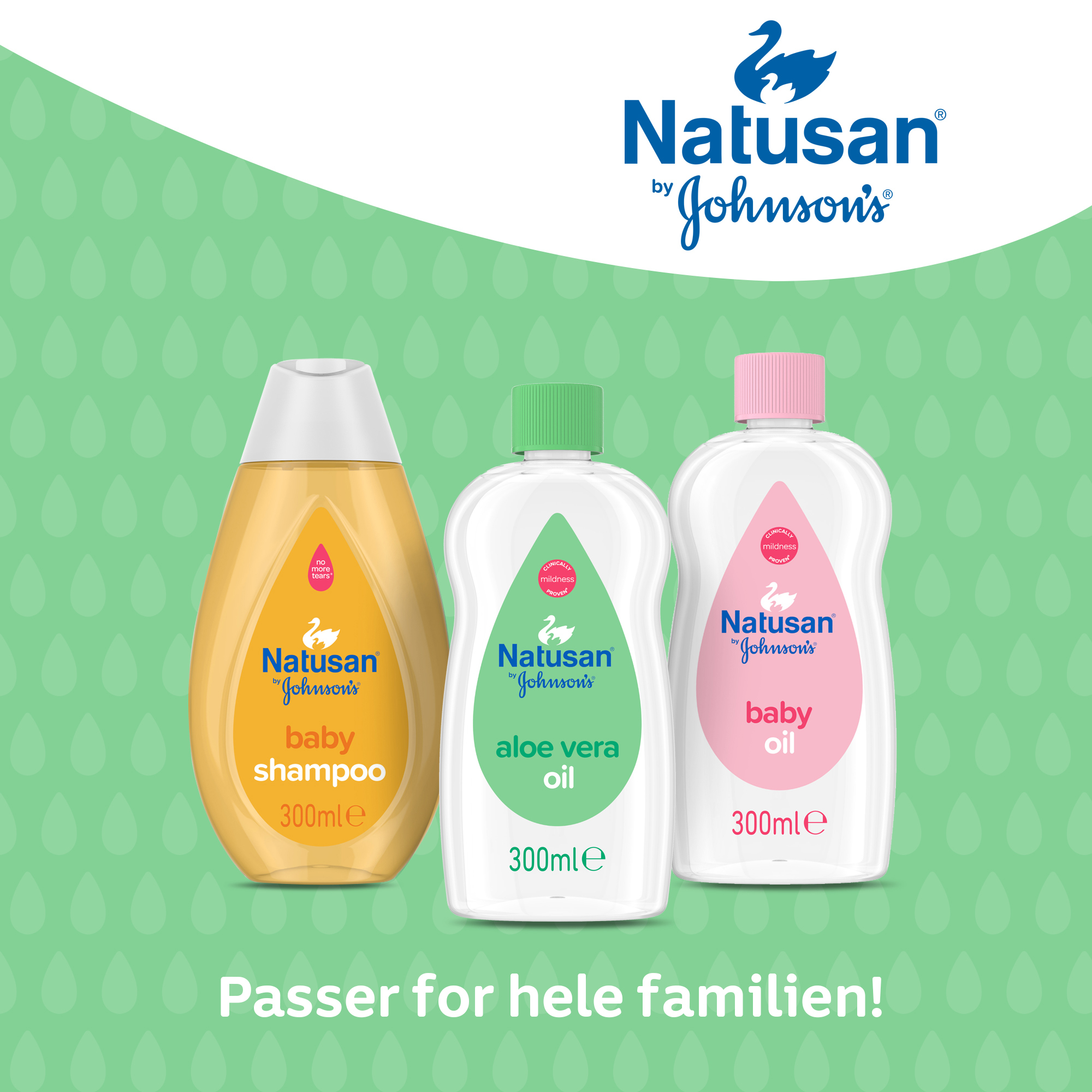 Natusan by Johnson's® Aloe Vera Oil, 300 ml