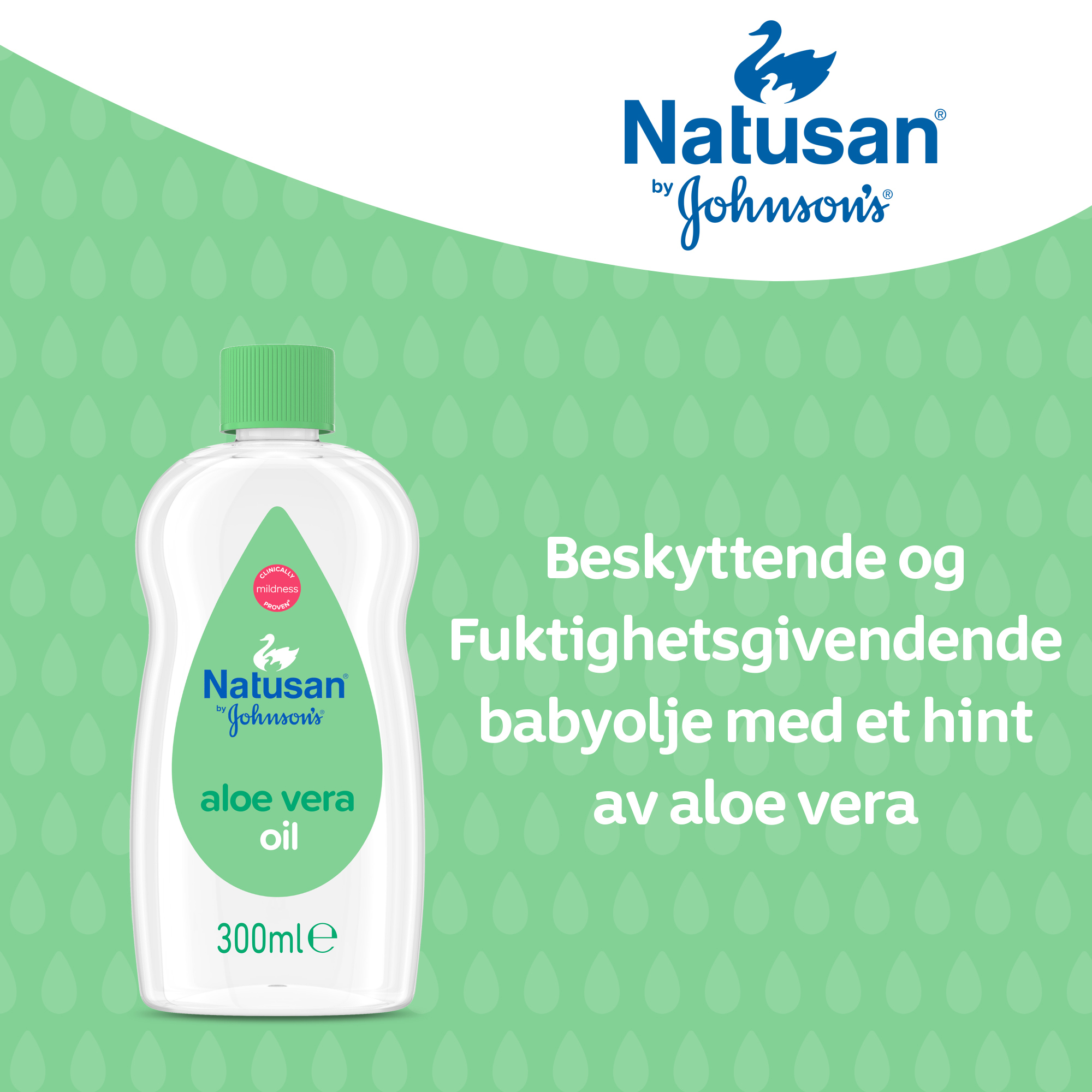 Natusan by Johnson's® Aloe Vera Oil, 300 ml