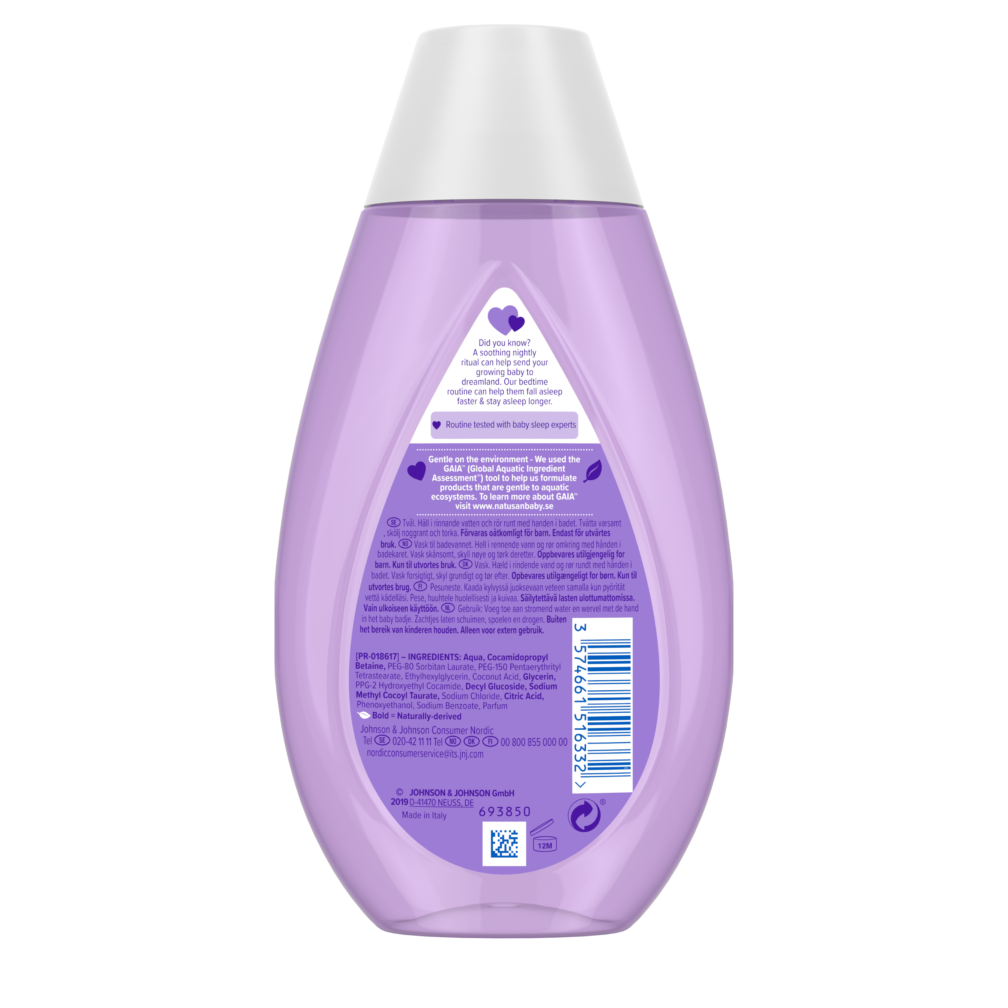 Natusan by Johnson's® Bedtime Bath, 300 ml