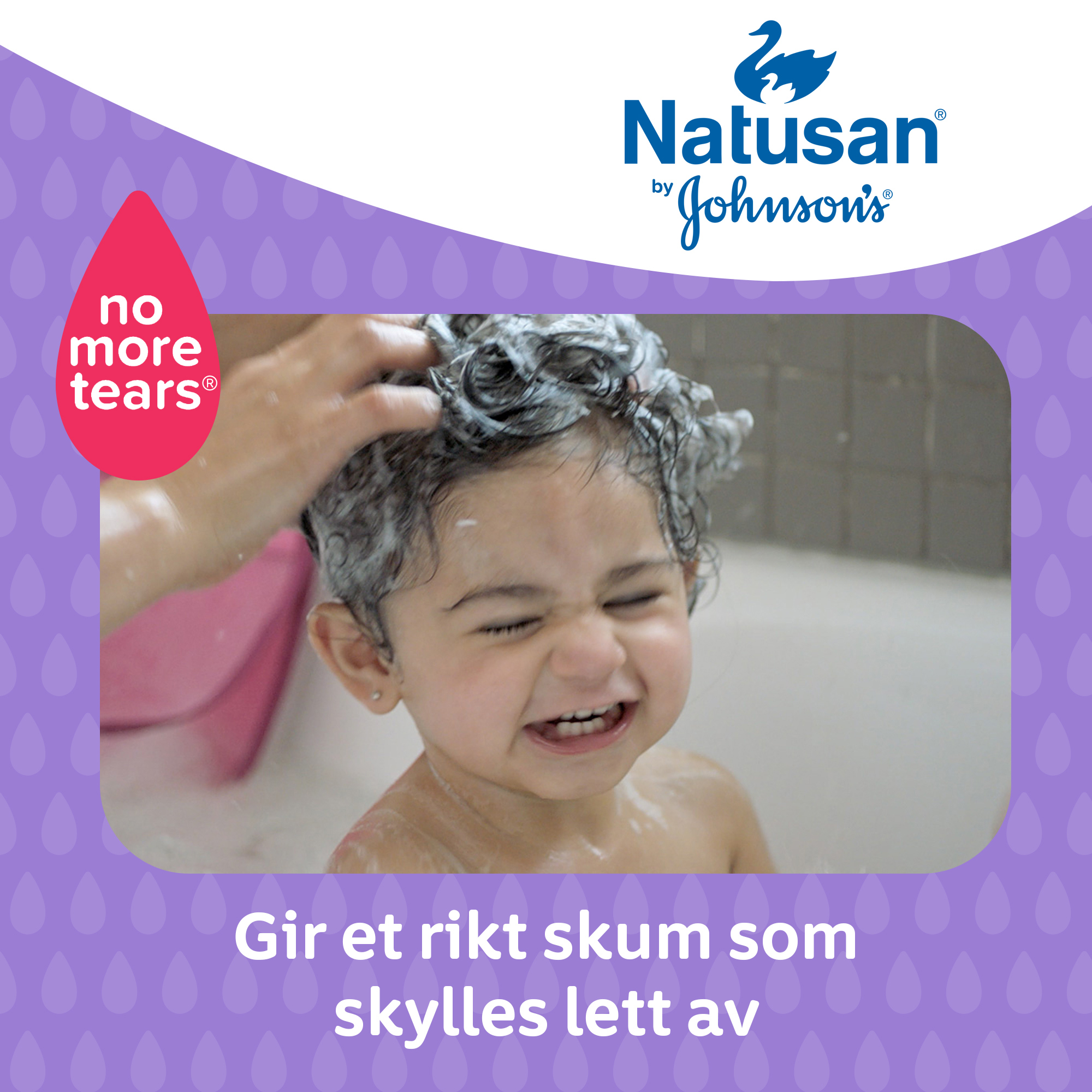 Natusan by Johnson's® Bedtime Shampoo, 300 ml