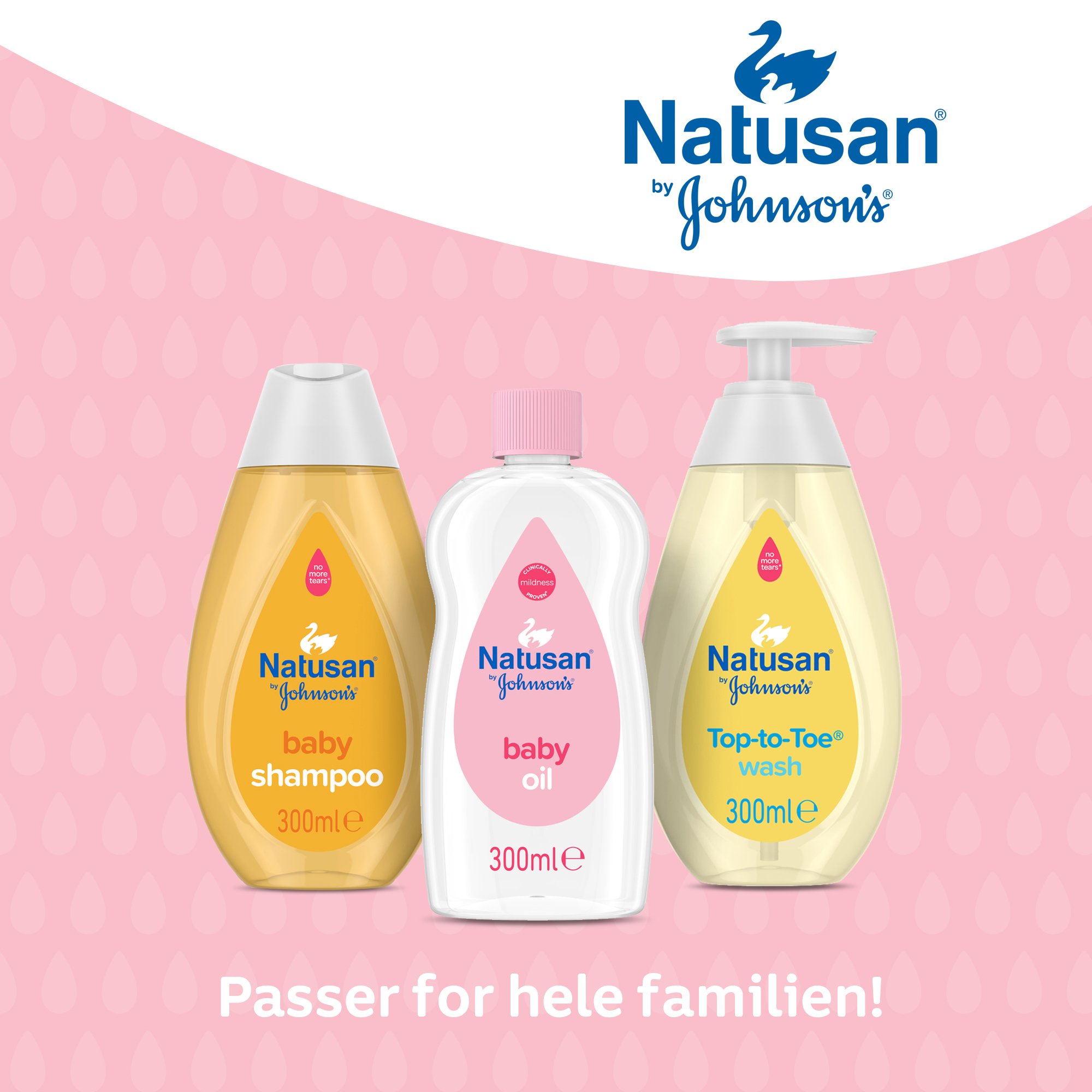 Natusan by Johnson's® Classic Baby Oil, 300 ml