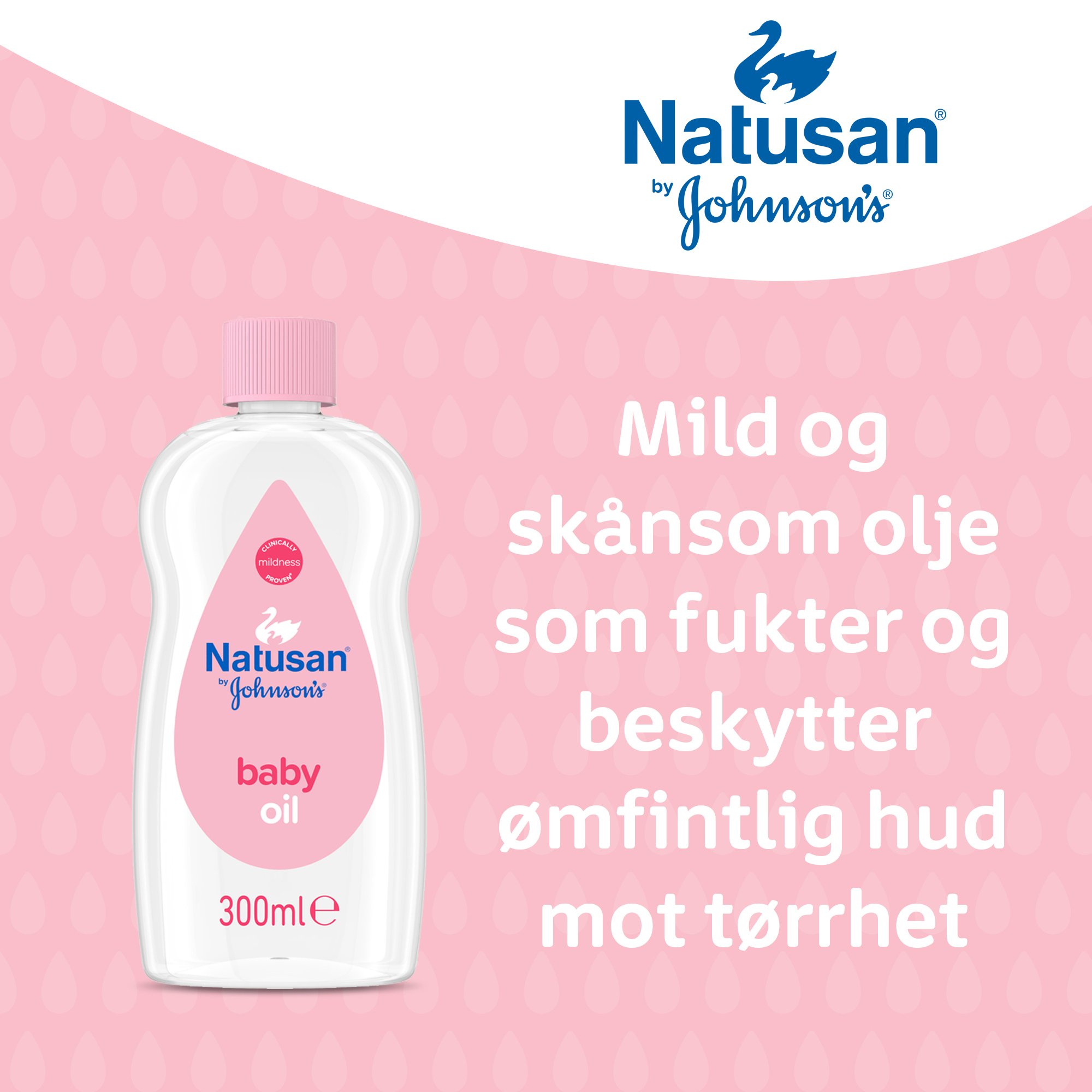 Natusan by Johnson's® Classic Baby Oil, 300 ml