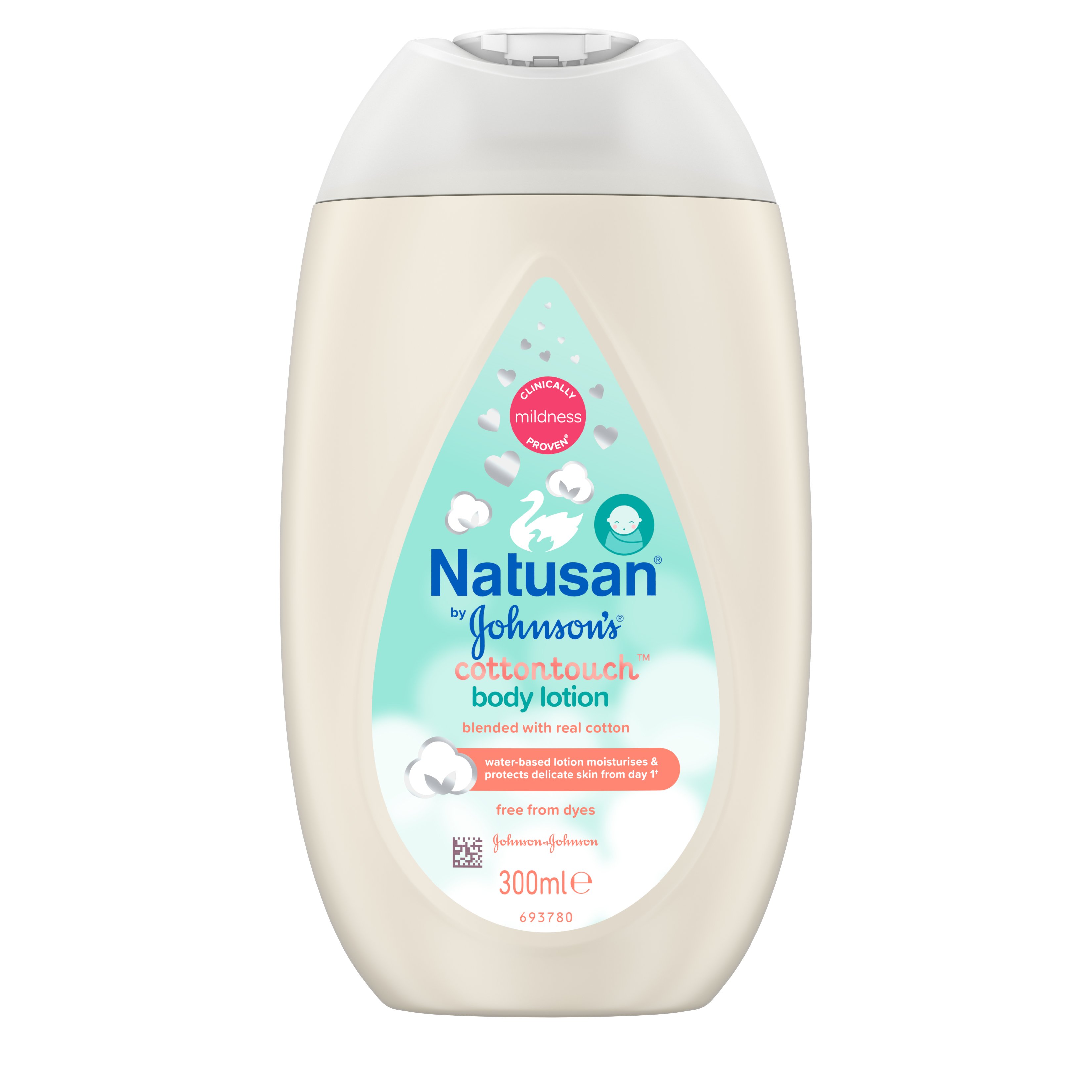 Natusan by Johnson's® CottonTouch™ Body Lotion, 300 ml