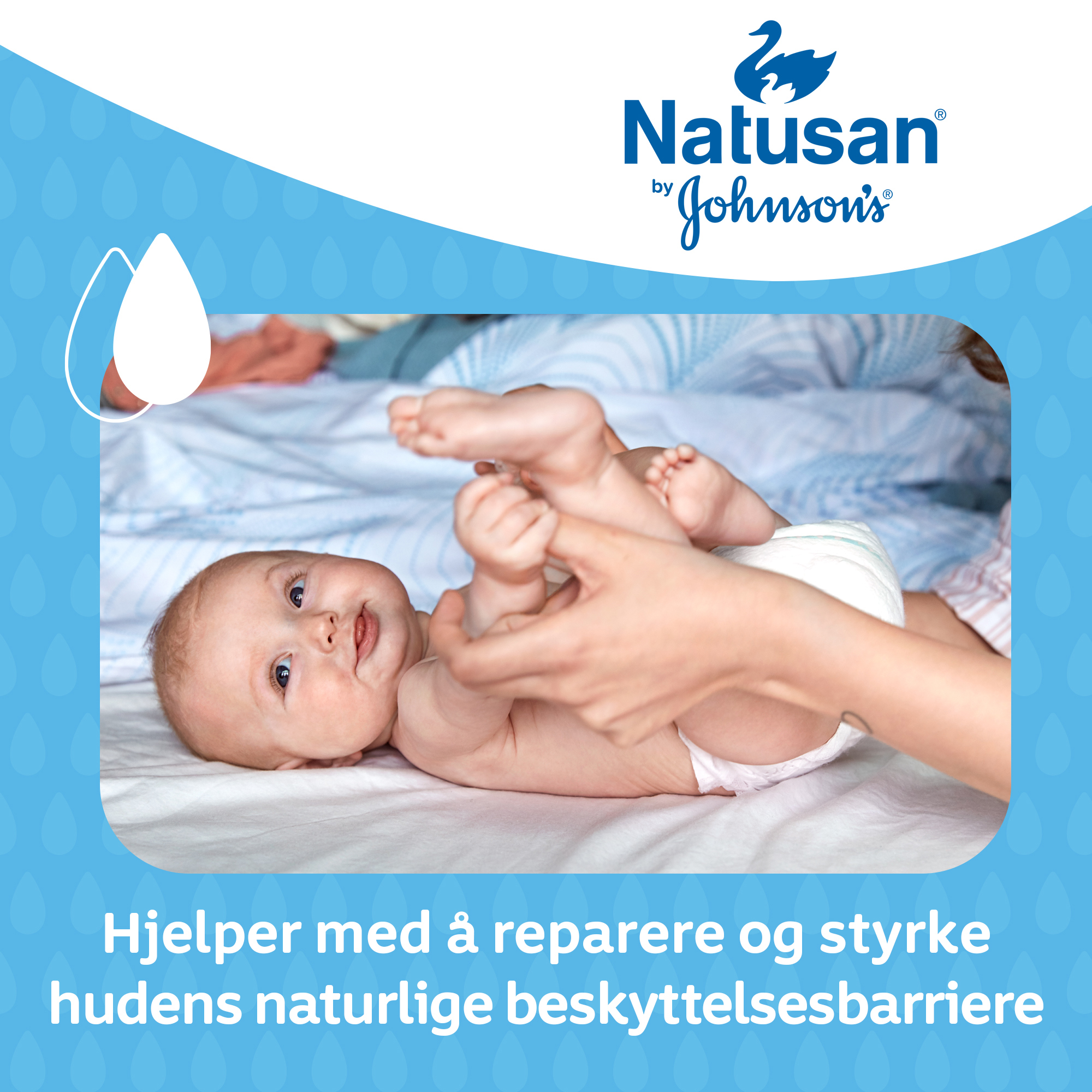 Natusan by Johnson's® Nappy Care Cream with Zinc, 110 g