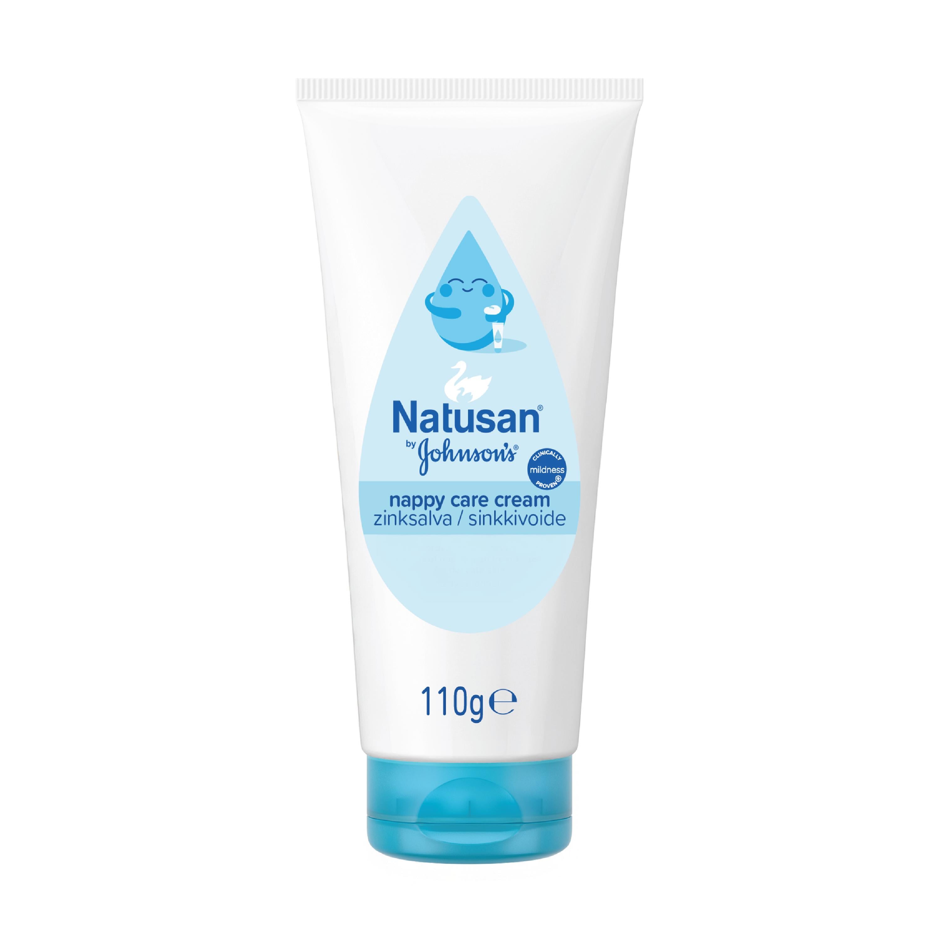 Natusan by Johnson's® Nappy Care Cream with Zinc, 110 g