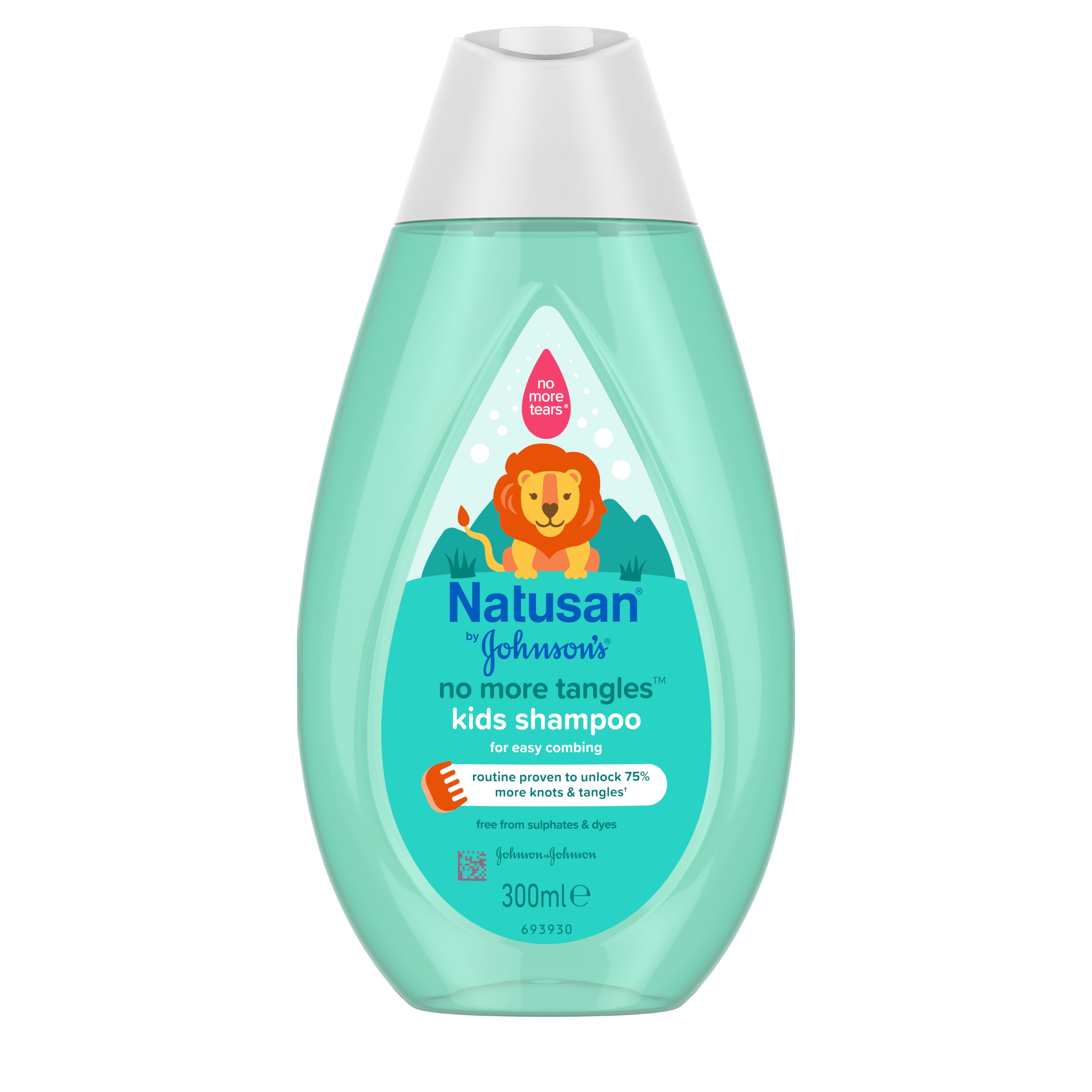Natusan by Johnson's® No More Tangles® Kids Shampoo, 300 ml