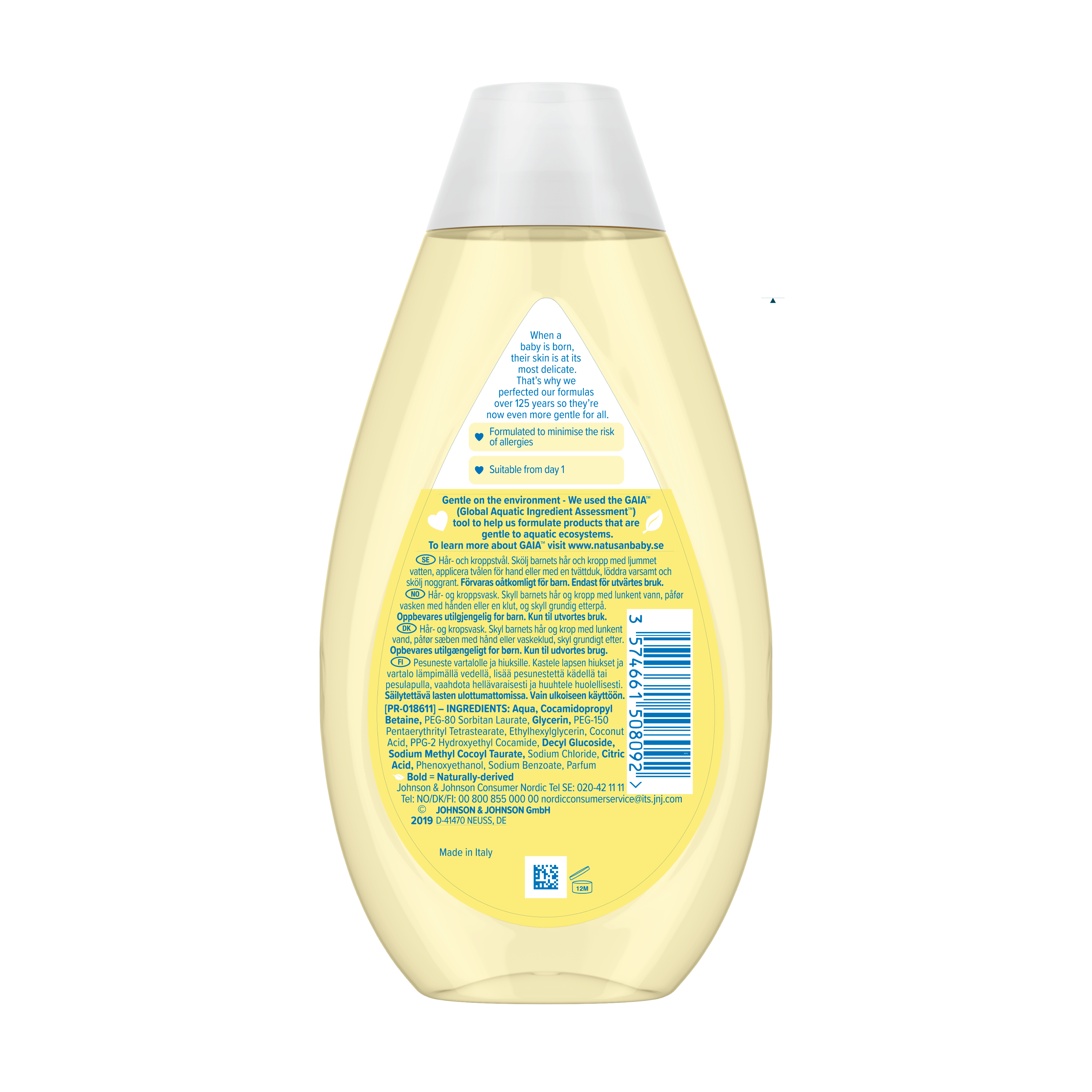 Natusan by Johnson's® Top-to-Toe® Wash, 300 ml
