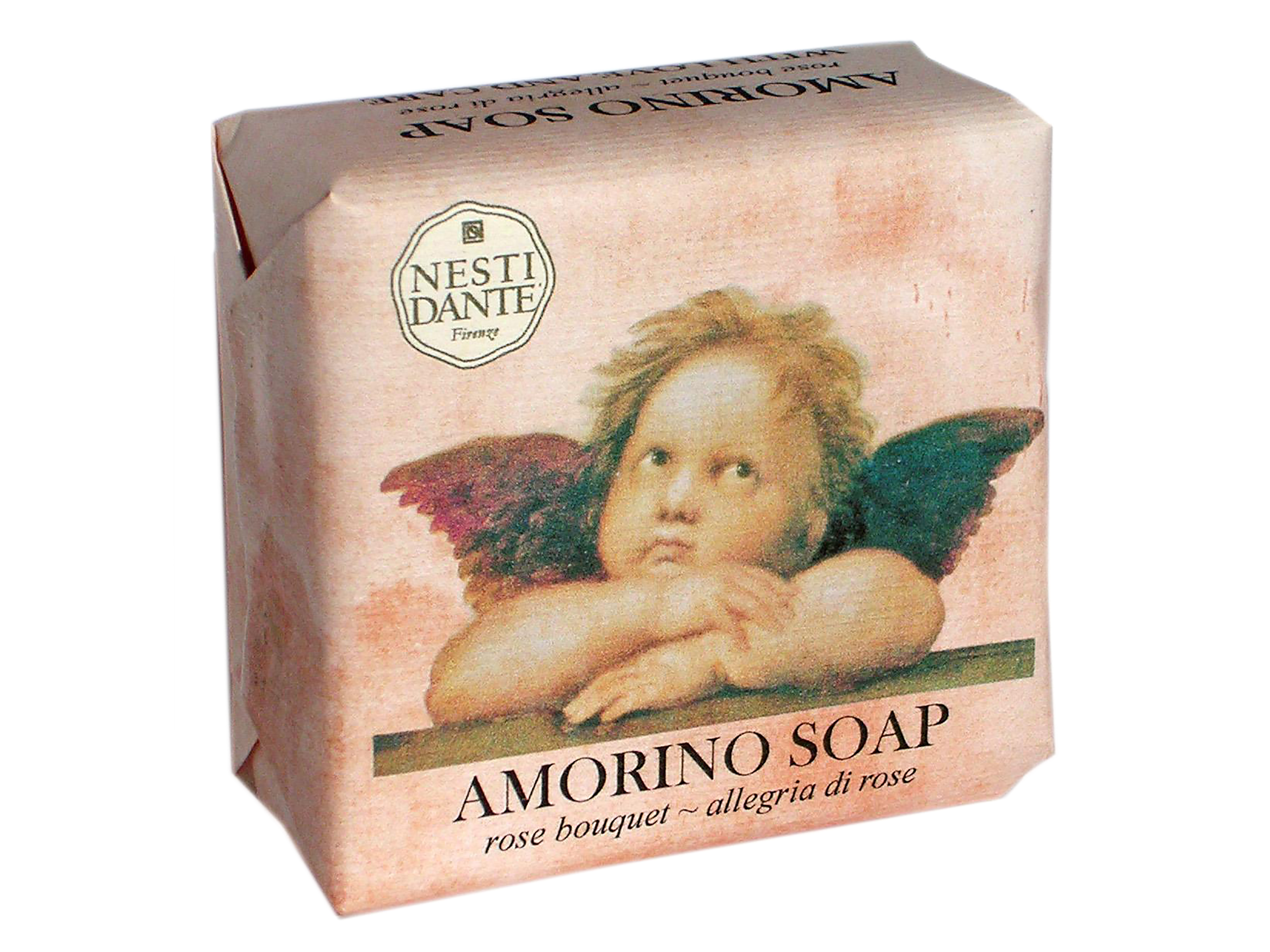 Juleprodukt Nesti Dante Amorino Rose såpe, 150 gram