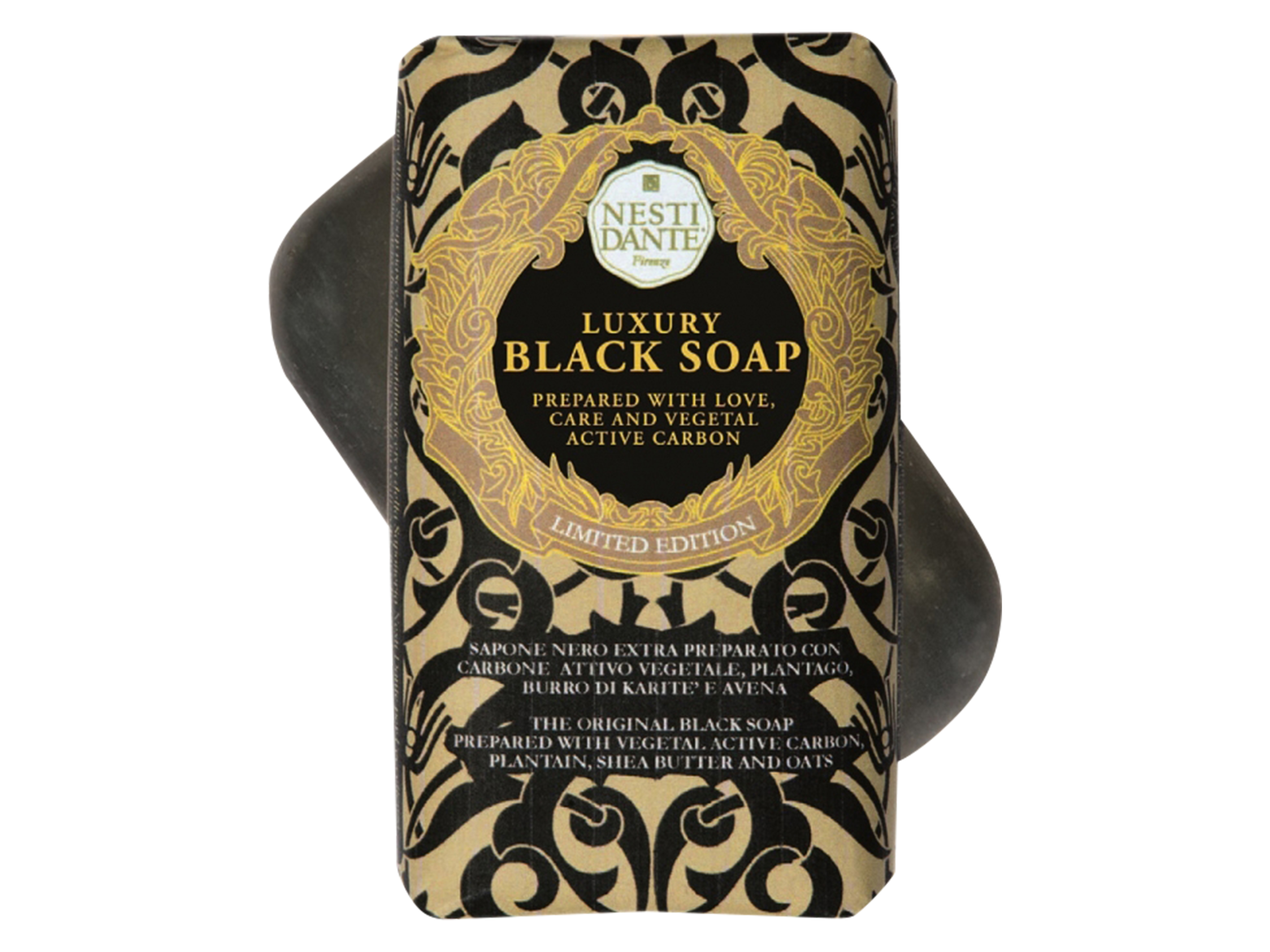 Nesti Dante NestiDante Luxury Black Soap såpestykke, 250 gram, 1 stk.