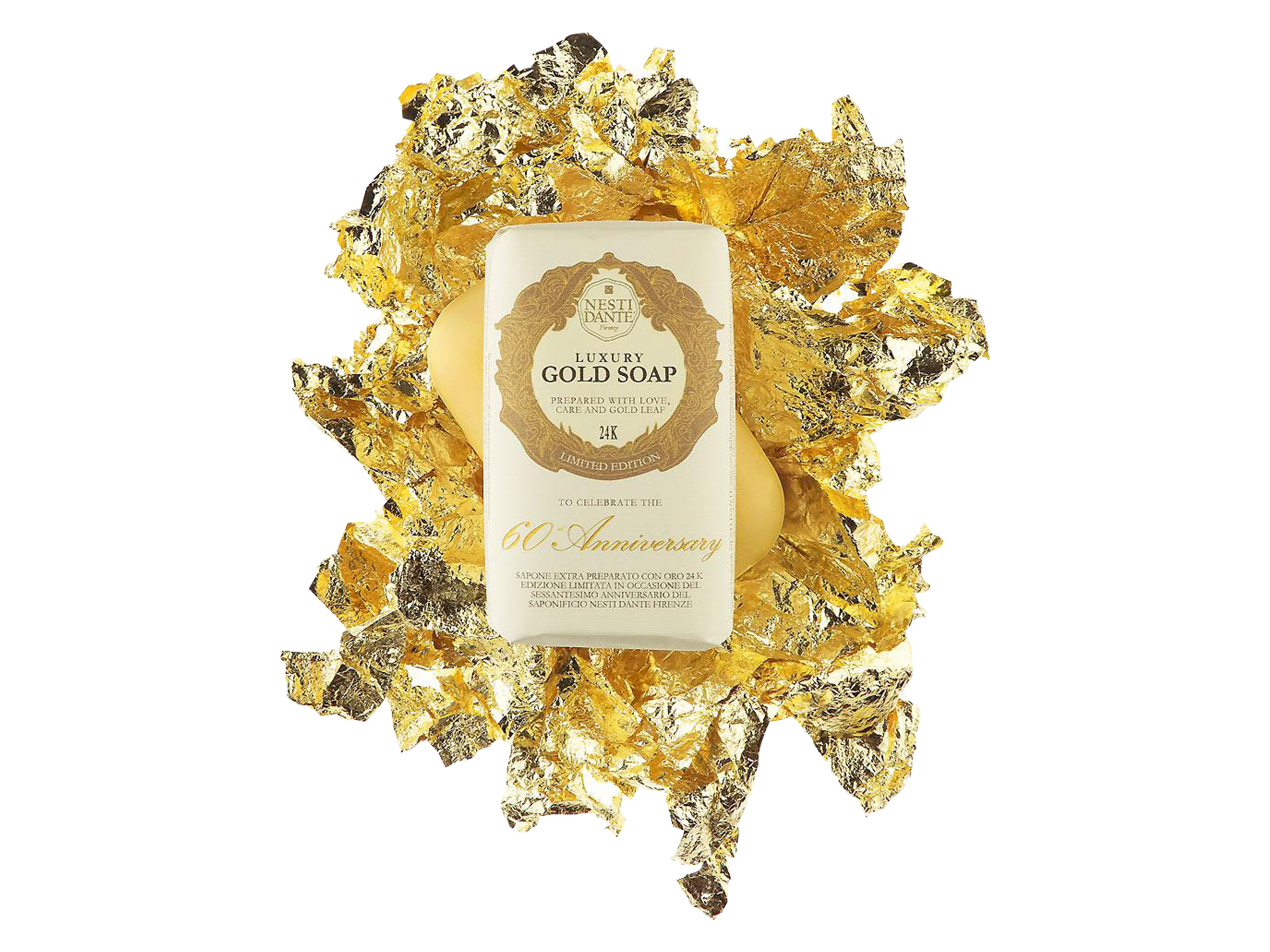 Nesti Dante NestiDante Luxury Gold Soap såpestykke, 250 gram, 1 stk.
