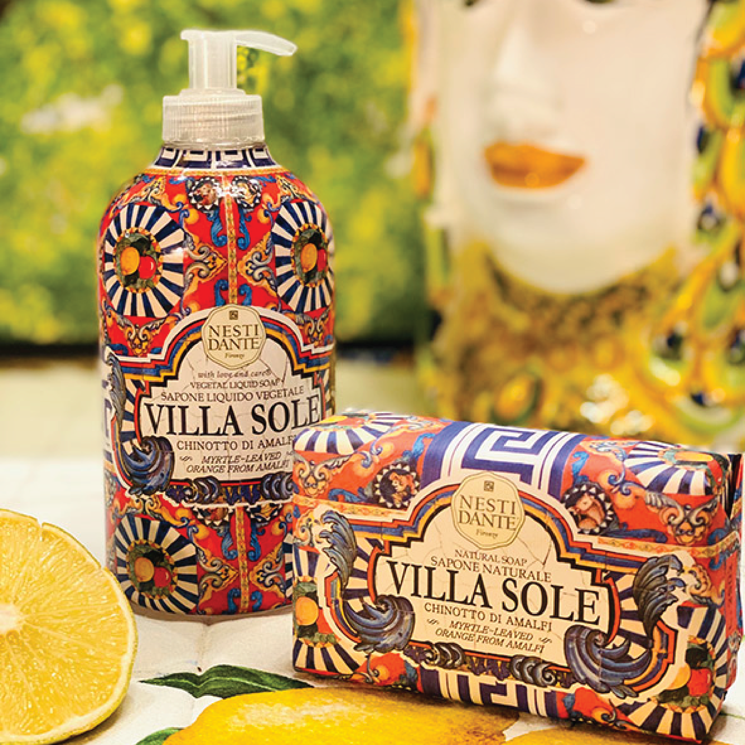 Nesti Dante Villa Sole Myrtle-Leaved Orange Hand & Face Soap, 500 ml