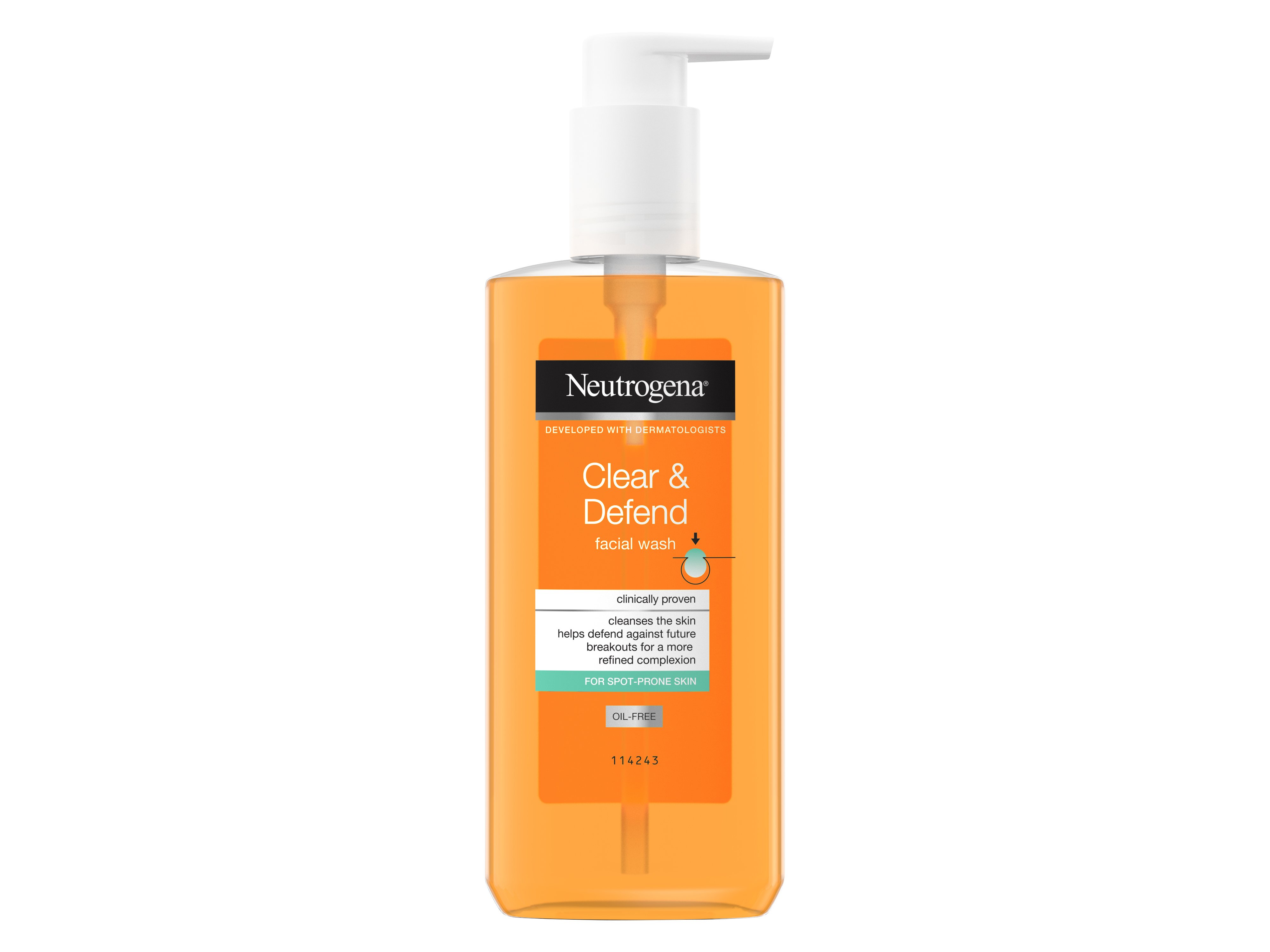 Neutrogena Clear & Defend Daily Facial Wash, 200 ml