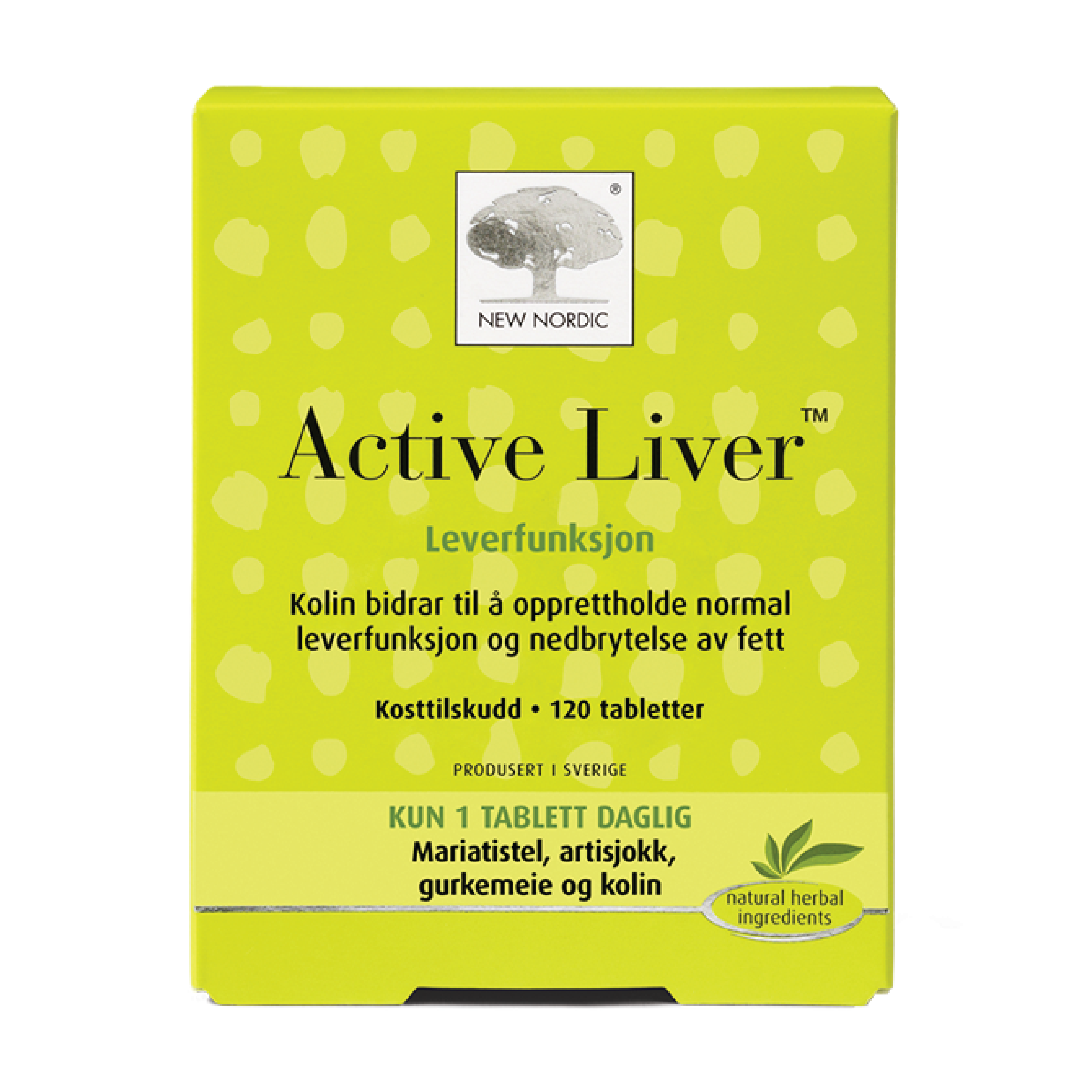 New Nordic Active Liver tabletter, 120 stk.