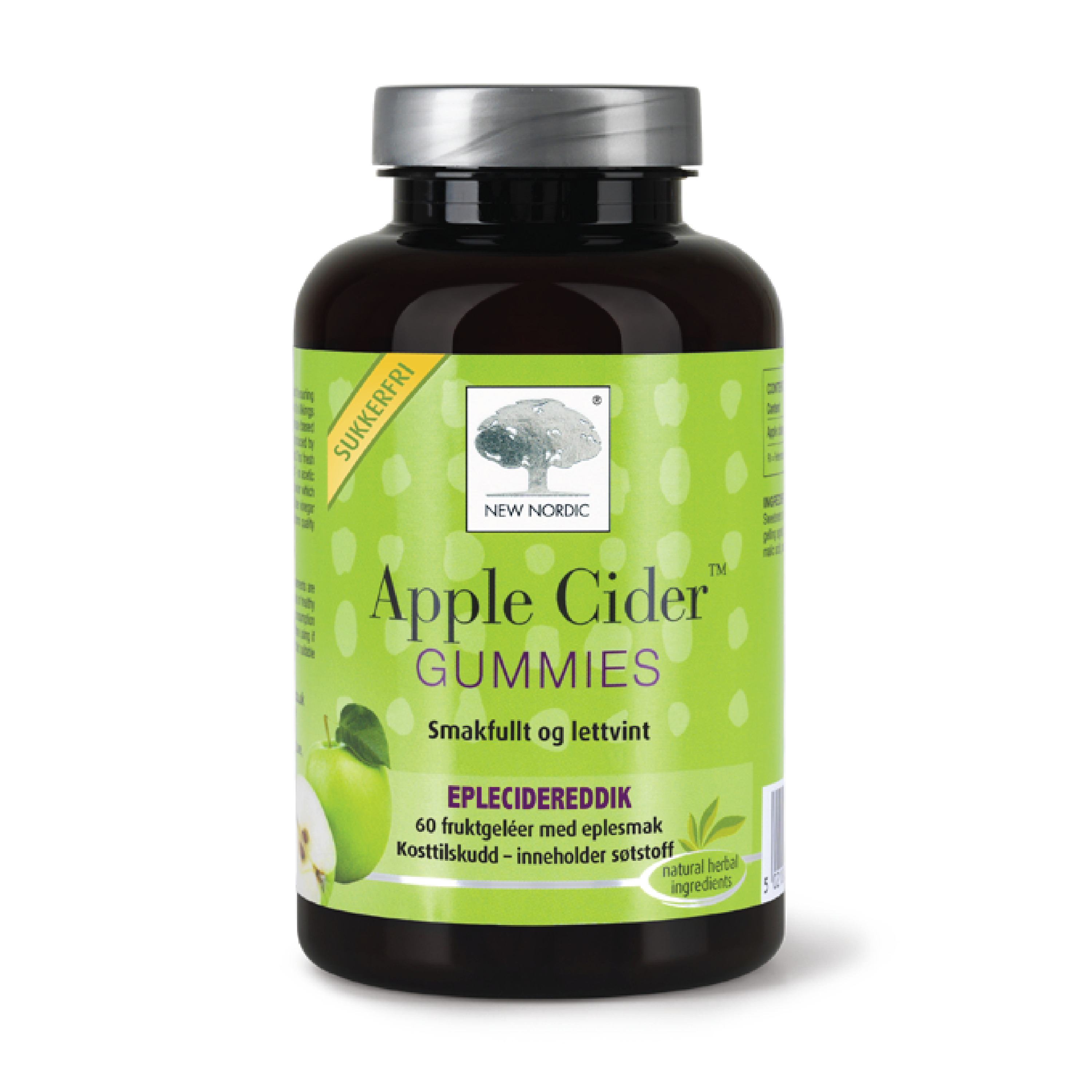 New Nordic Apple Cider Gummies, 60 stk.
