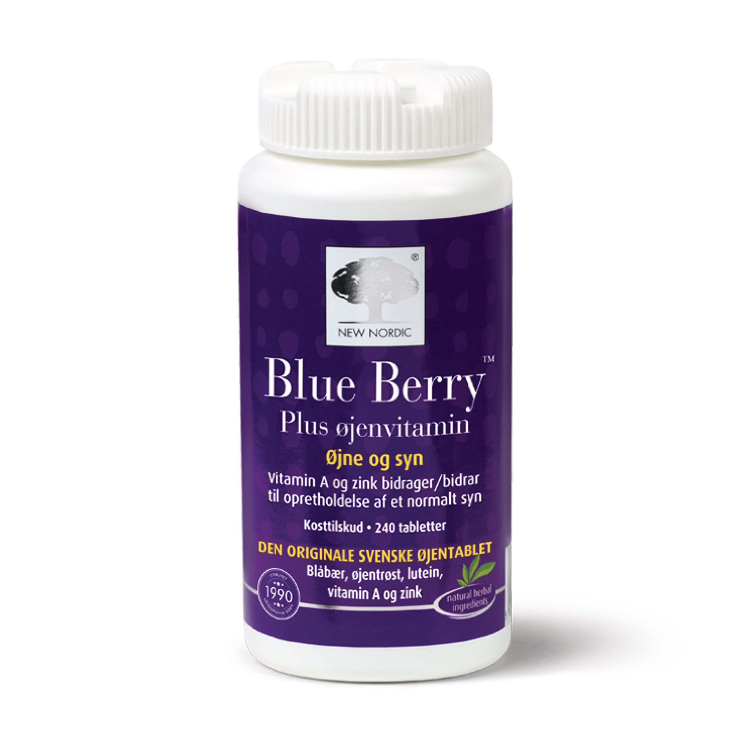 New Nordic Blue Berry Plus Øjenvitamin tabletter, 240 stk.