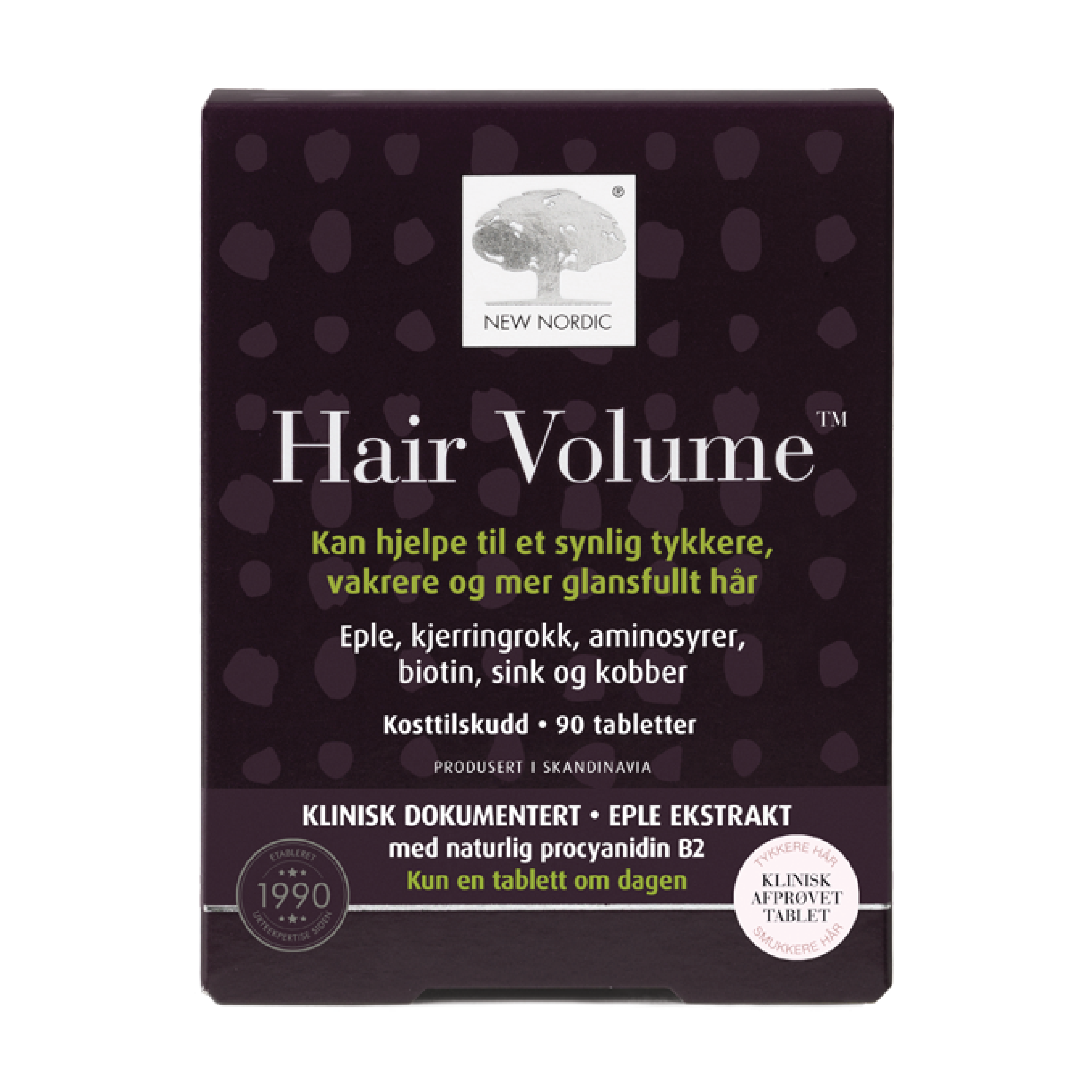 New Nordic Hair Volume tabletter, 90 stk.