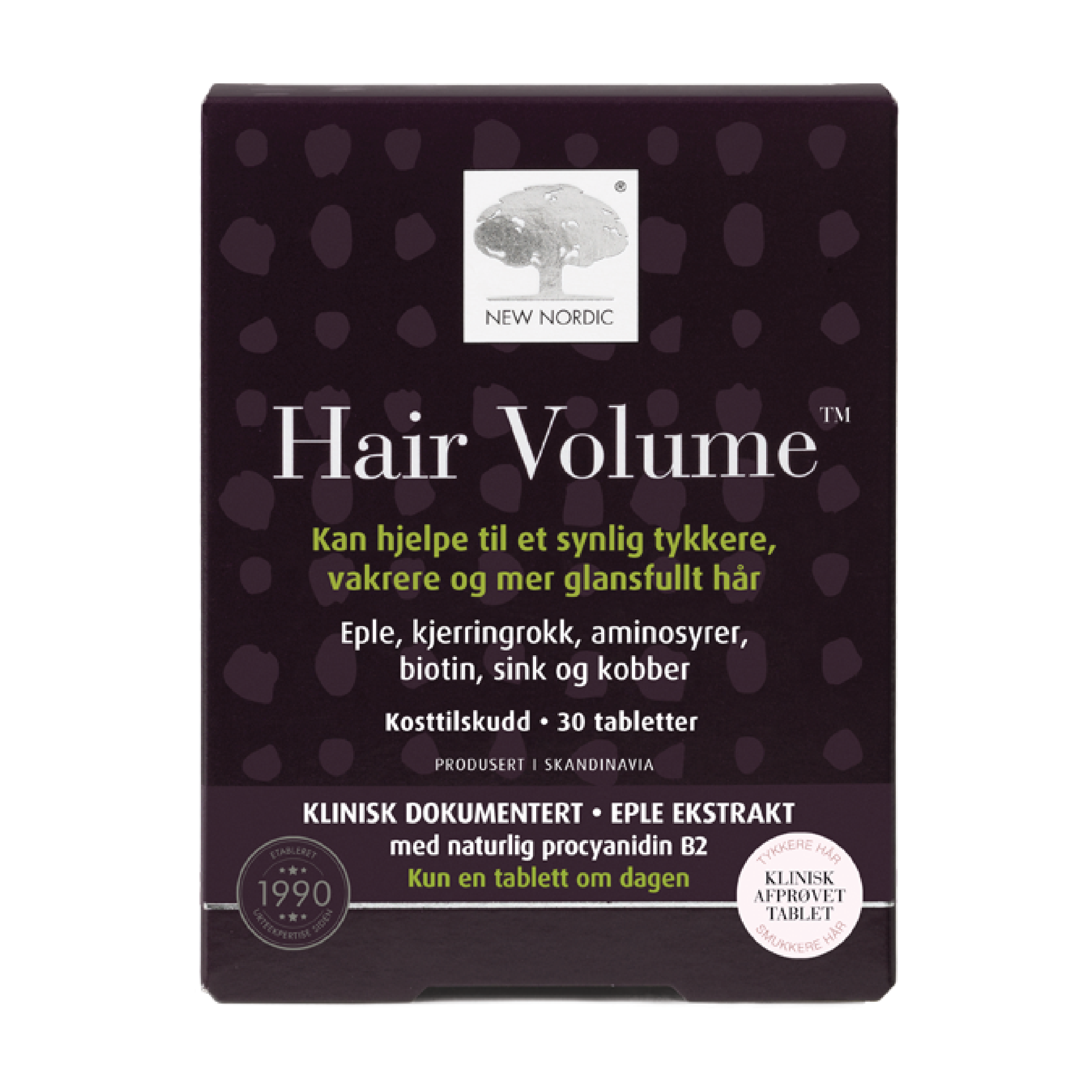 New Nordic Hair Volume tabletter, 30 stk.