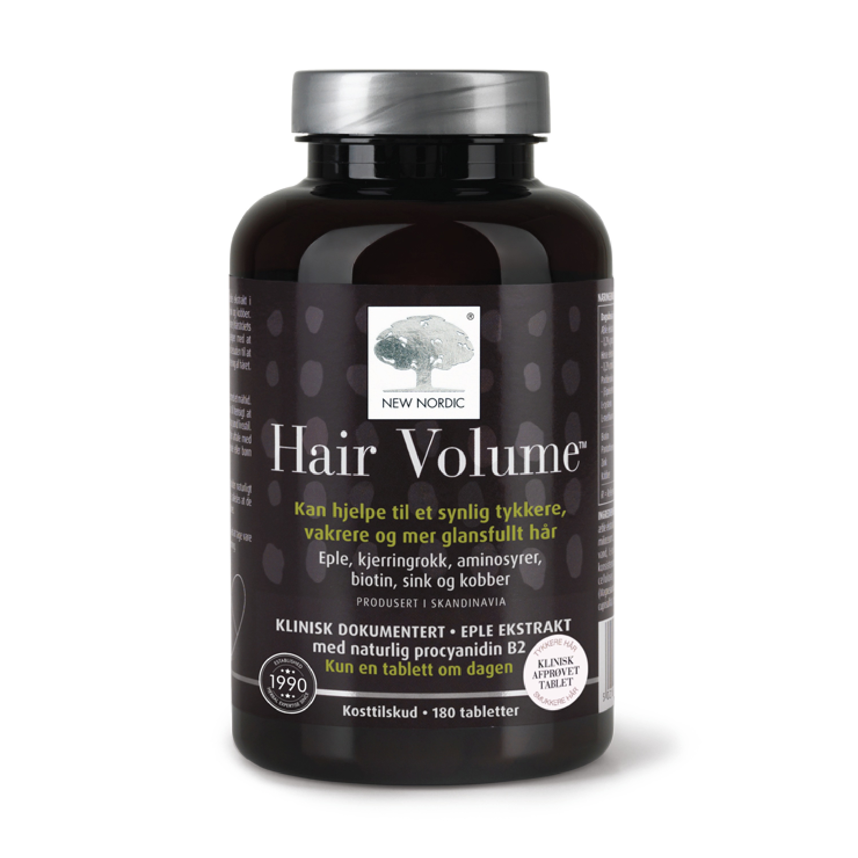 New Nordic Hair Volume tabletter, 180 stk.