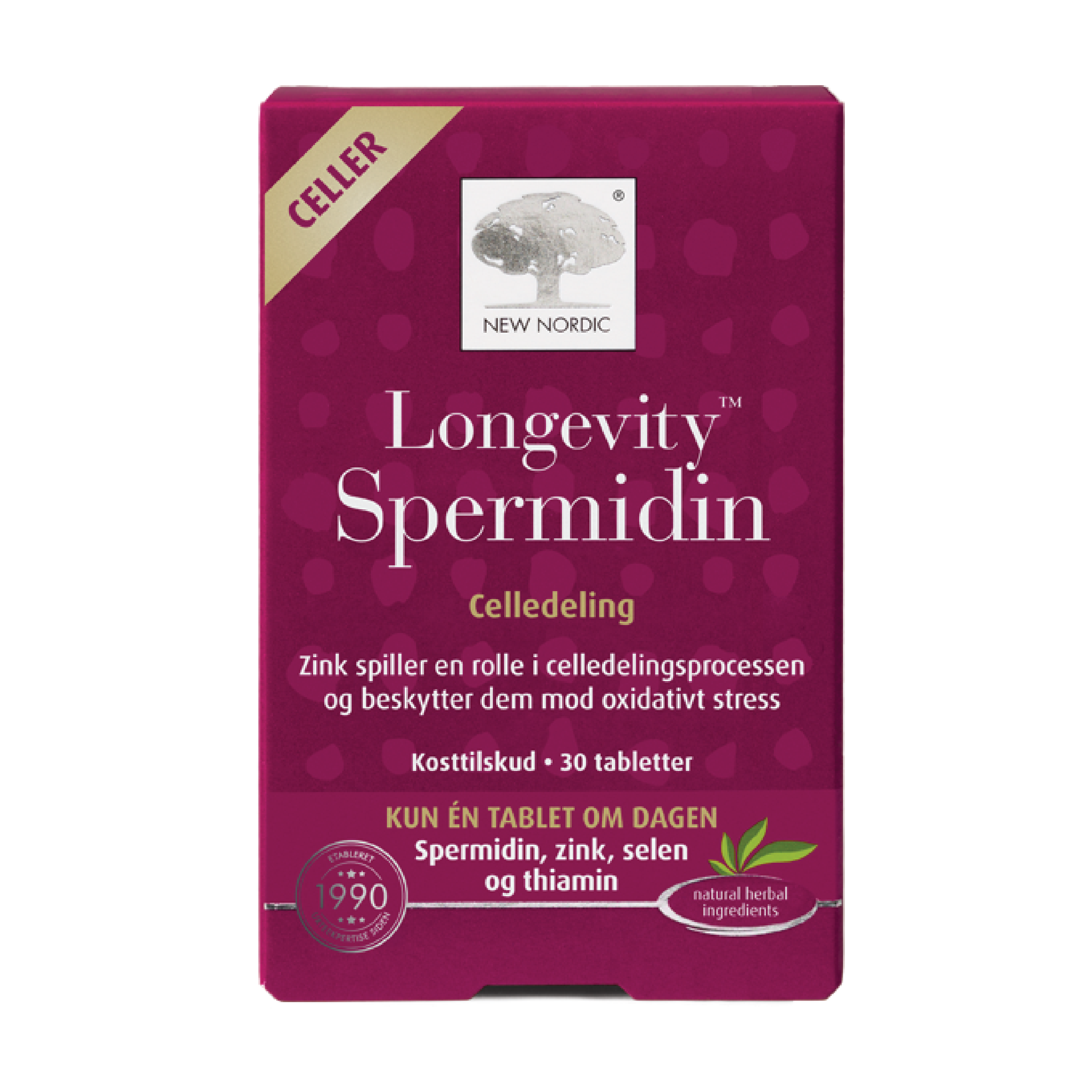 New Nordic Longevity Spermidin tabletter, 30 stk.