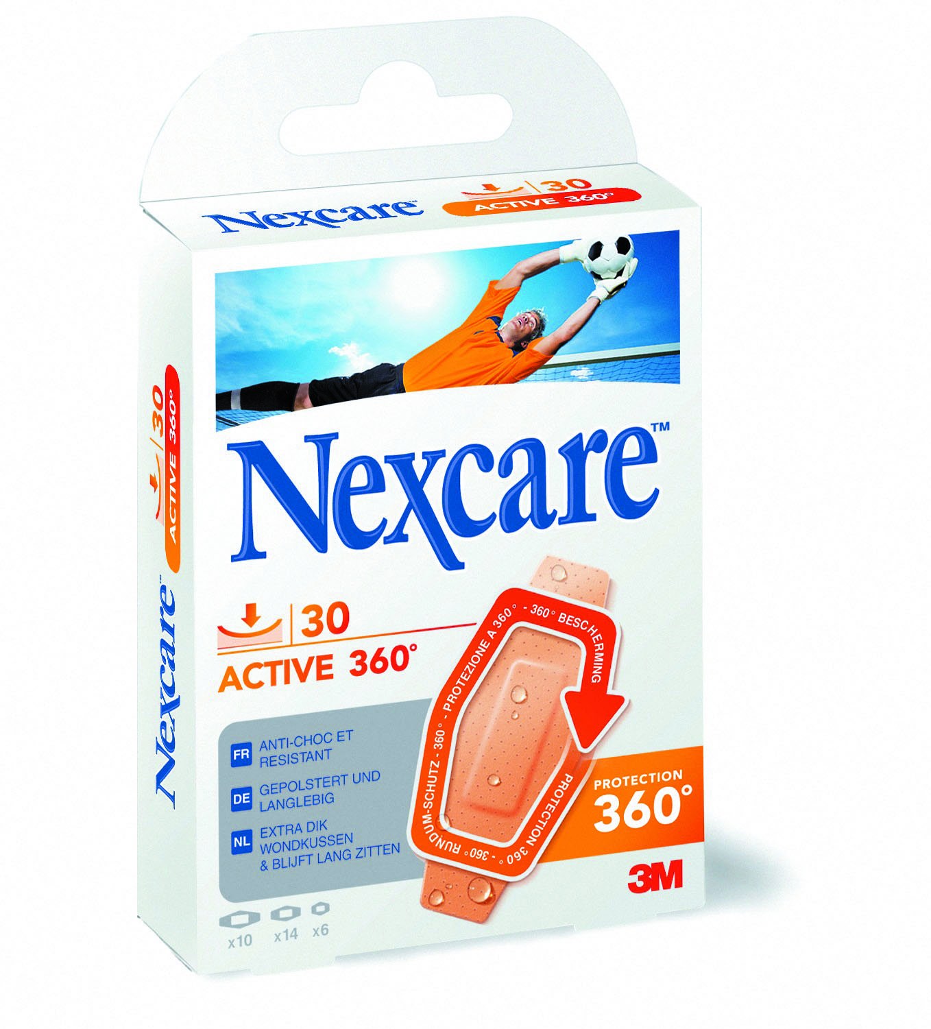 Nexcare active 360  assorterte, 30 stk.