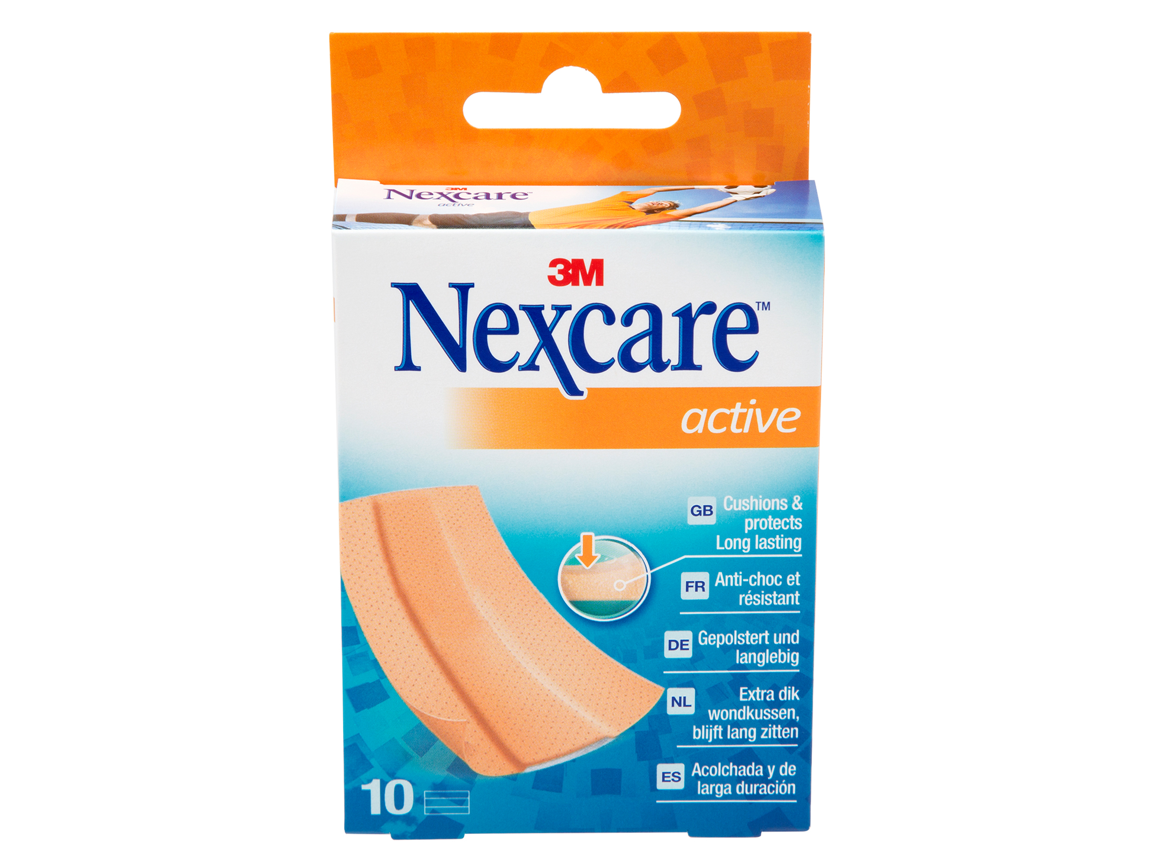 Nexcare Active Plaster, 10 stk.