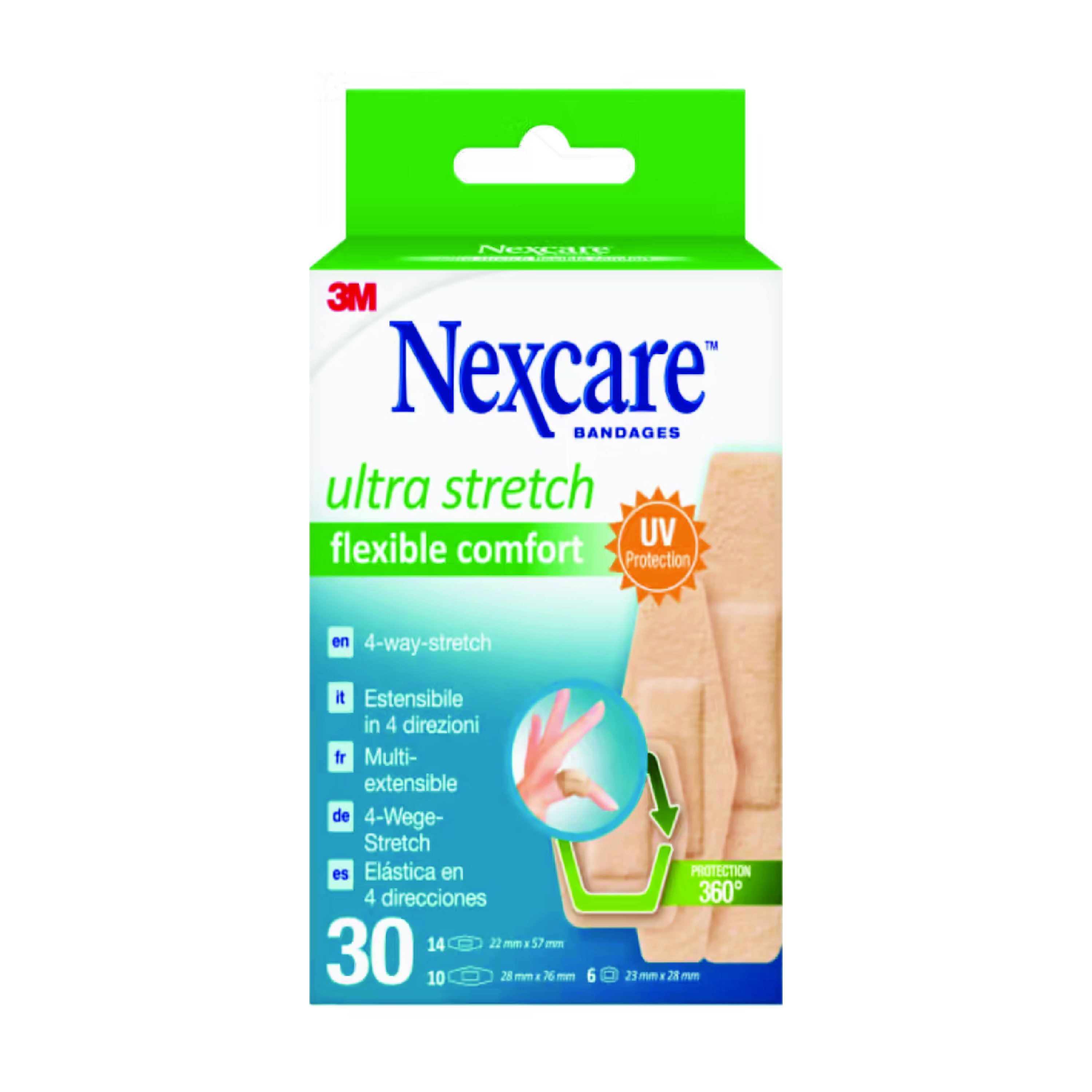 Nexcare Comfort 360 plaster, 30 stk.
