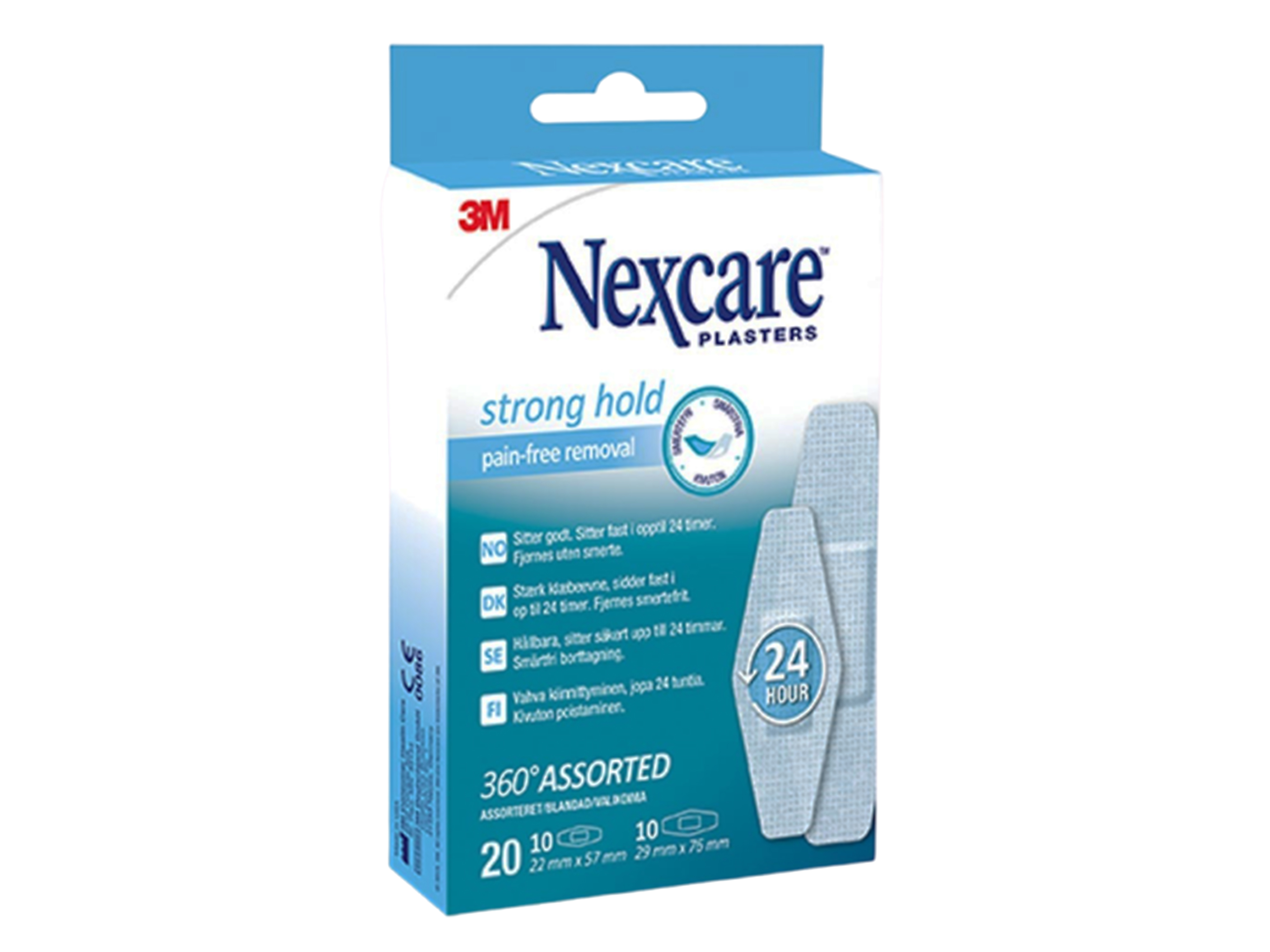 Nexcare Strong Hold Plaster, 20 stk.