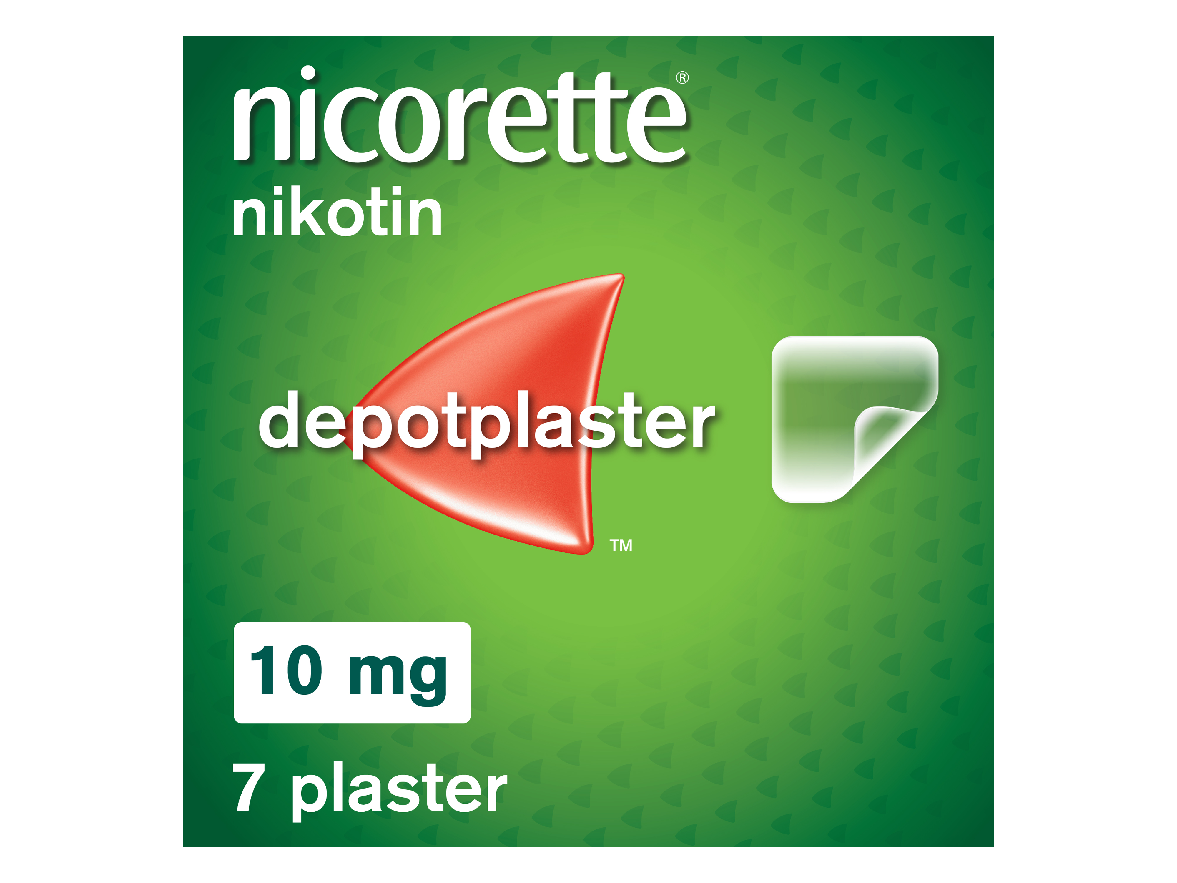 Nicorette 10 mg/16 timer depotplaster, 7 stk.