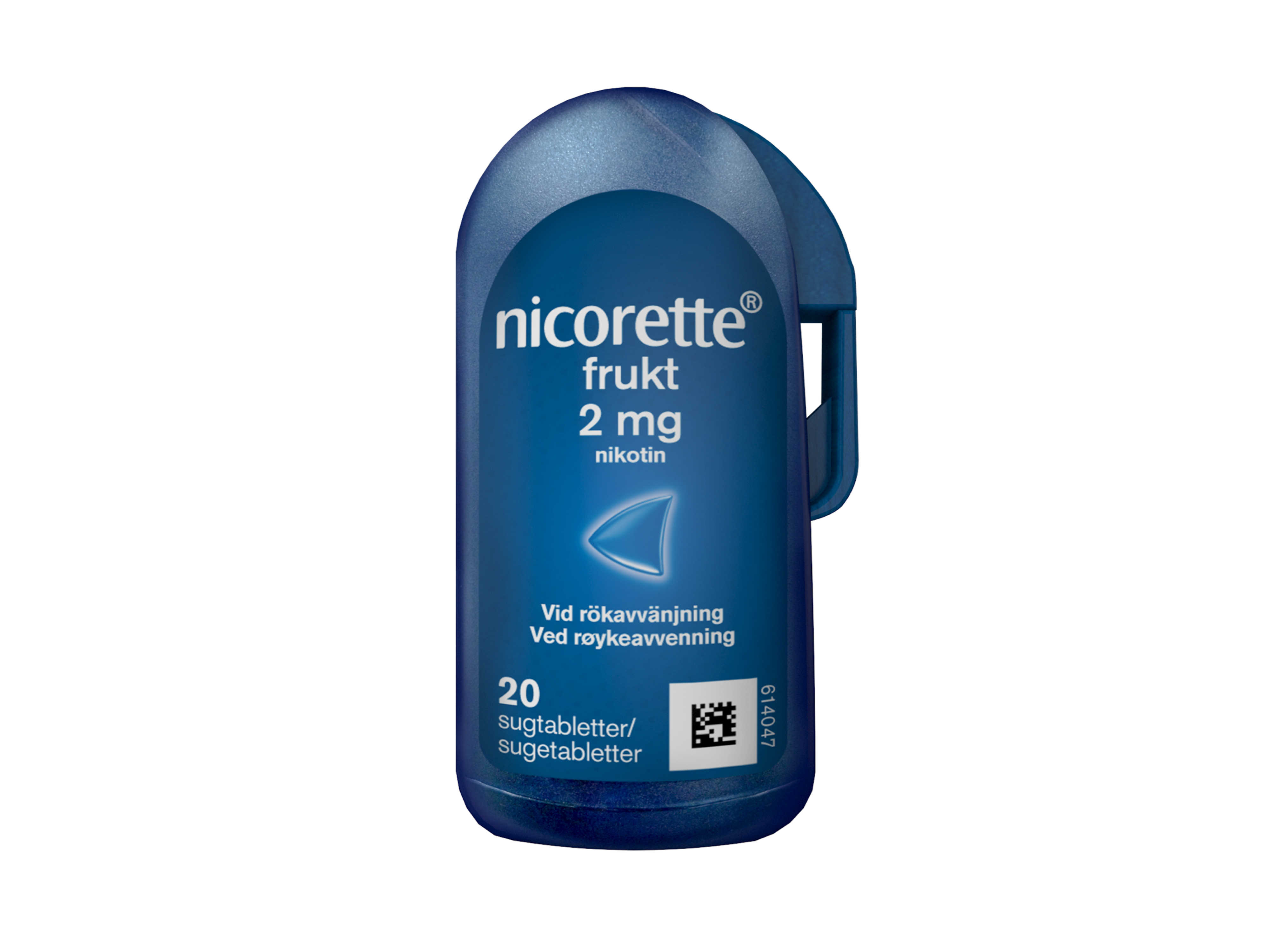 Nicorette 2 mg sugetabletter, Frukt, 20 stk.