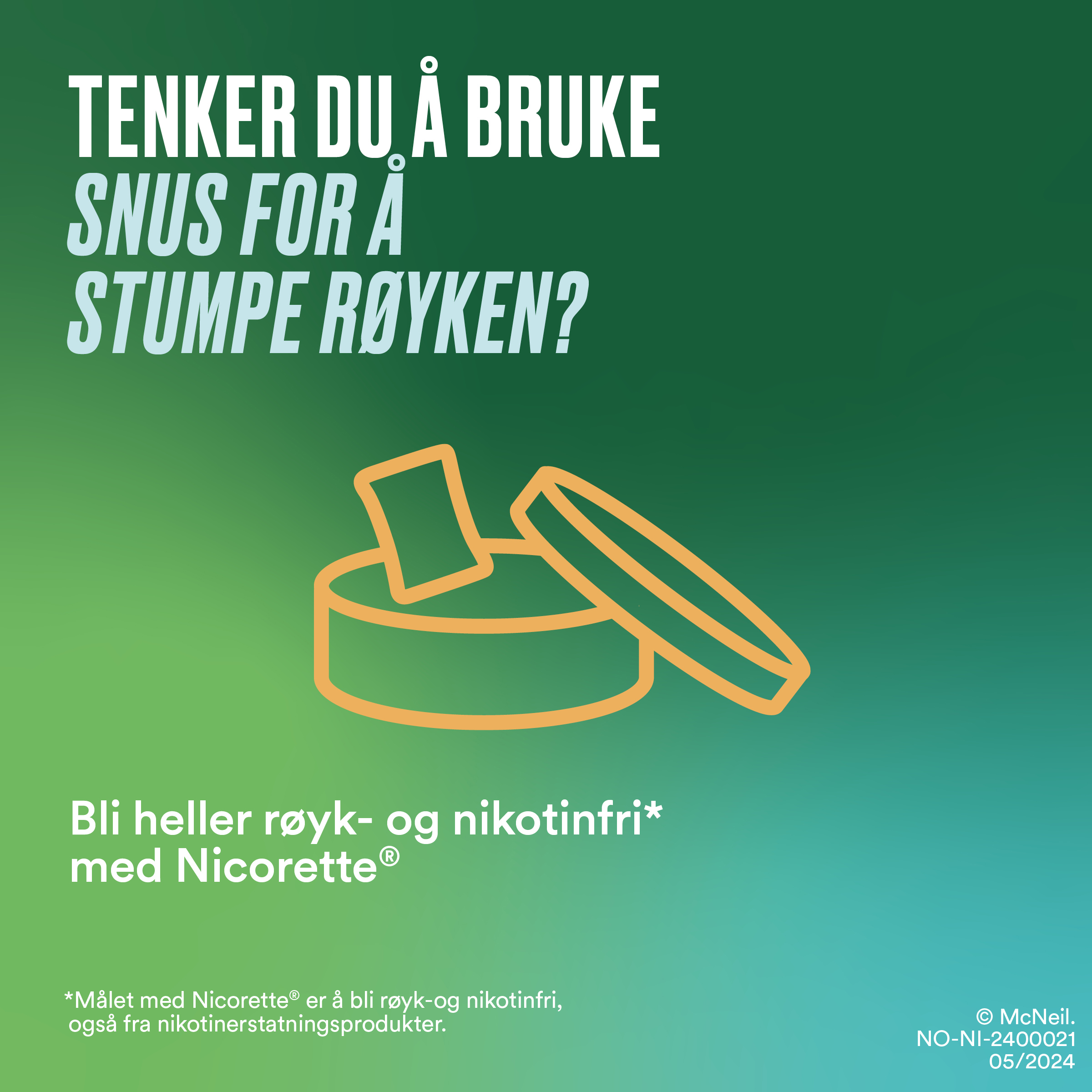 Nicorette 4 mg tyggegummi, Fruitmint, 210 stk.