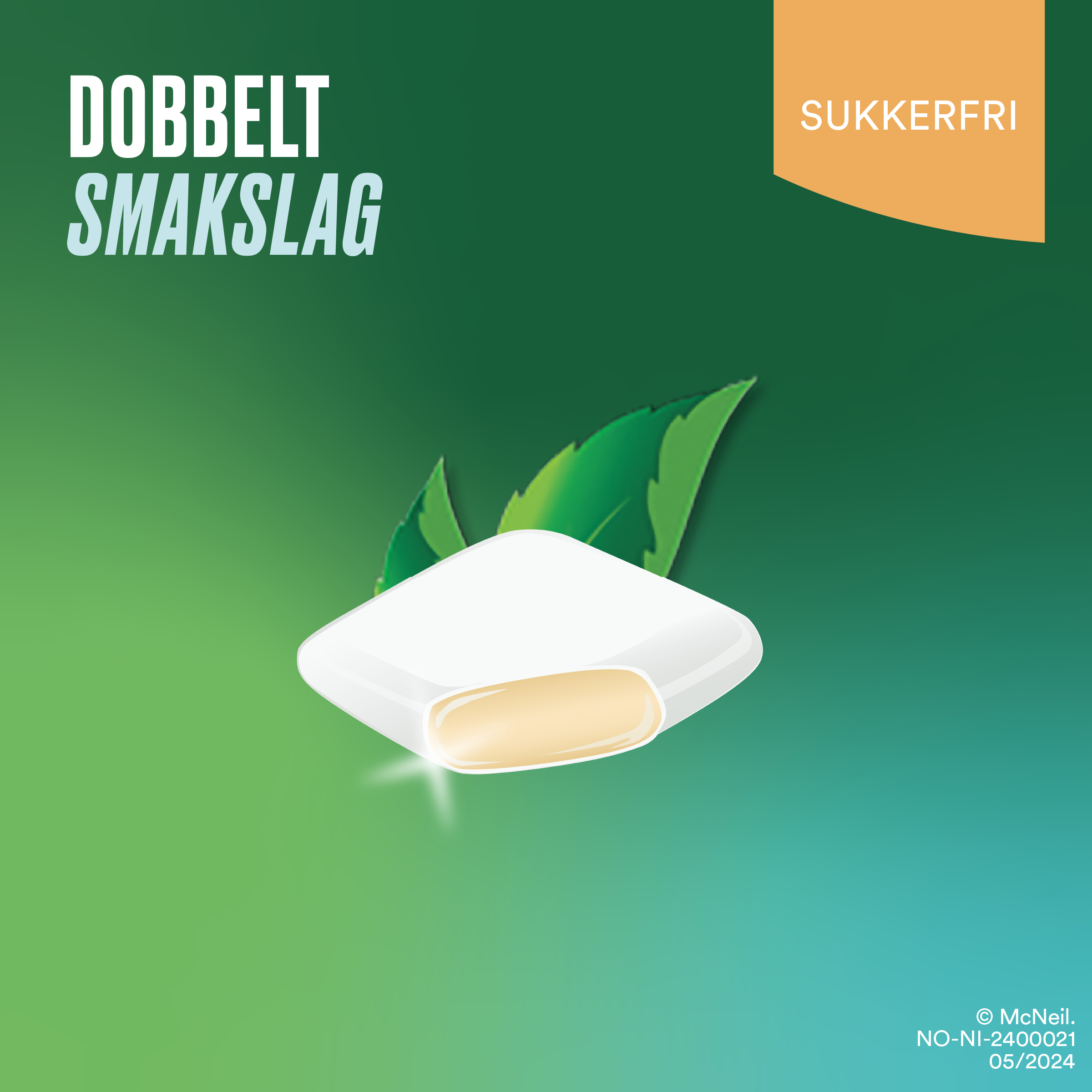 Nicorette 2 mg tyggegummi, Nøytral, 210 stk.