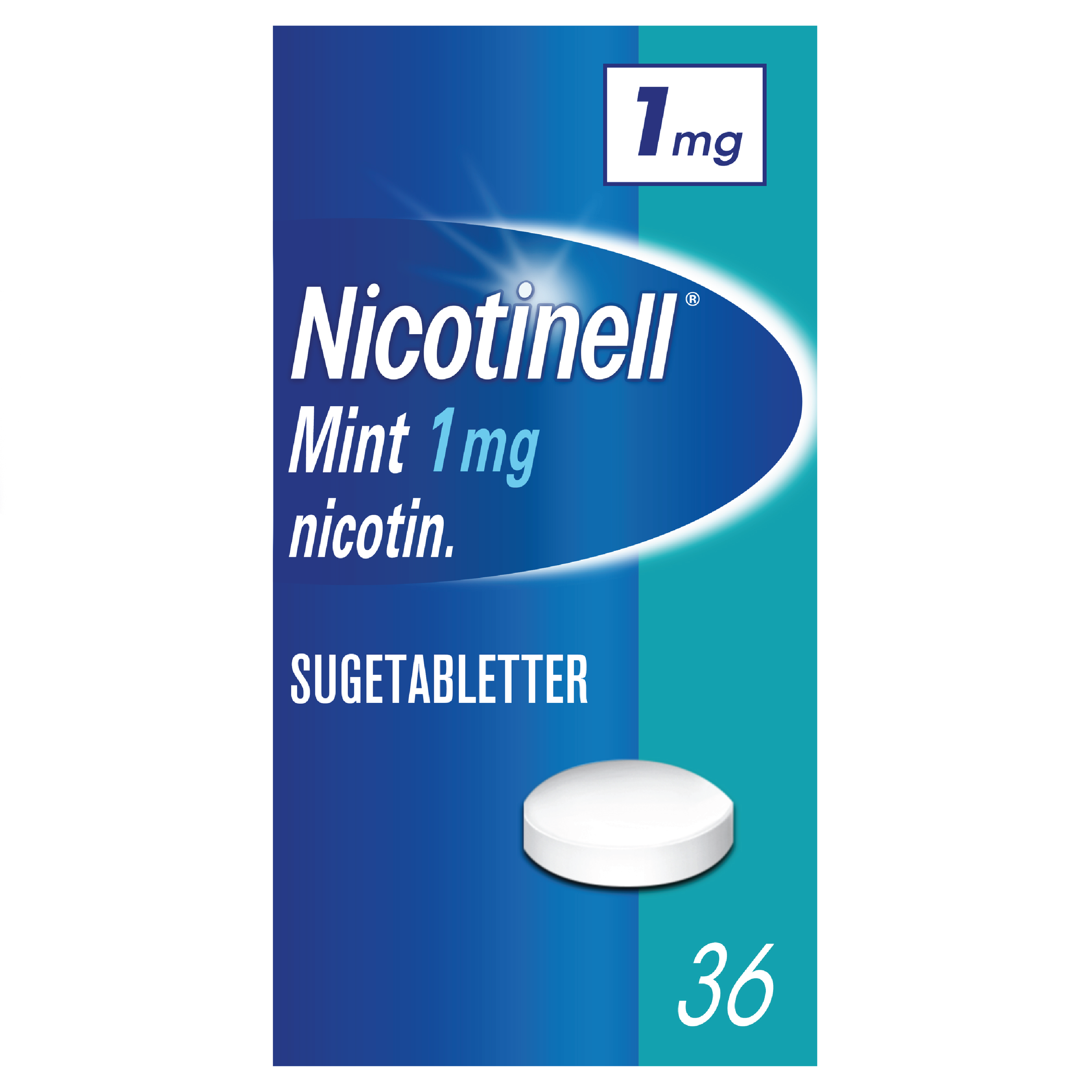 Nicotinell Sugetabletter 1mg, 36 stk.