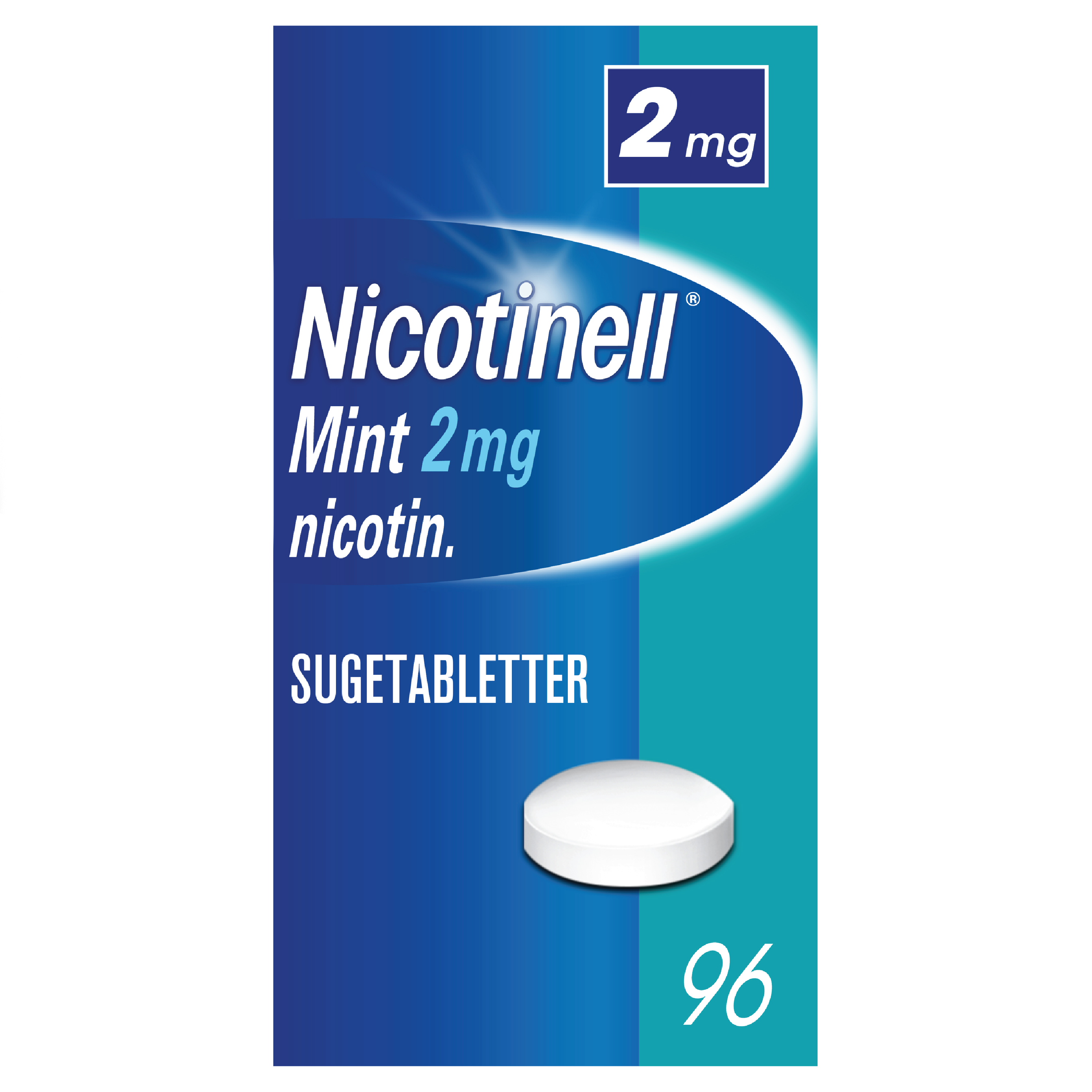 Nicotinell Sugetabletter 2mg, 96 stk.