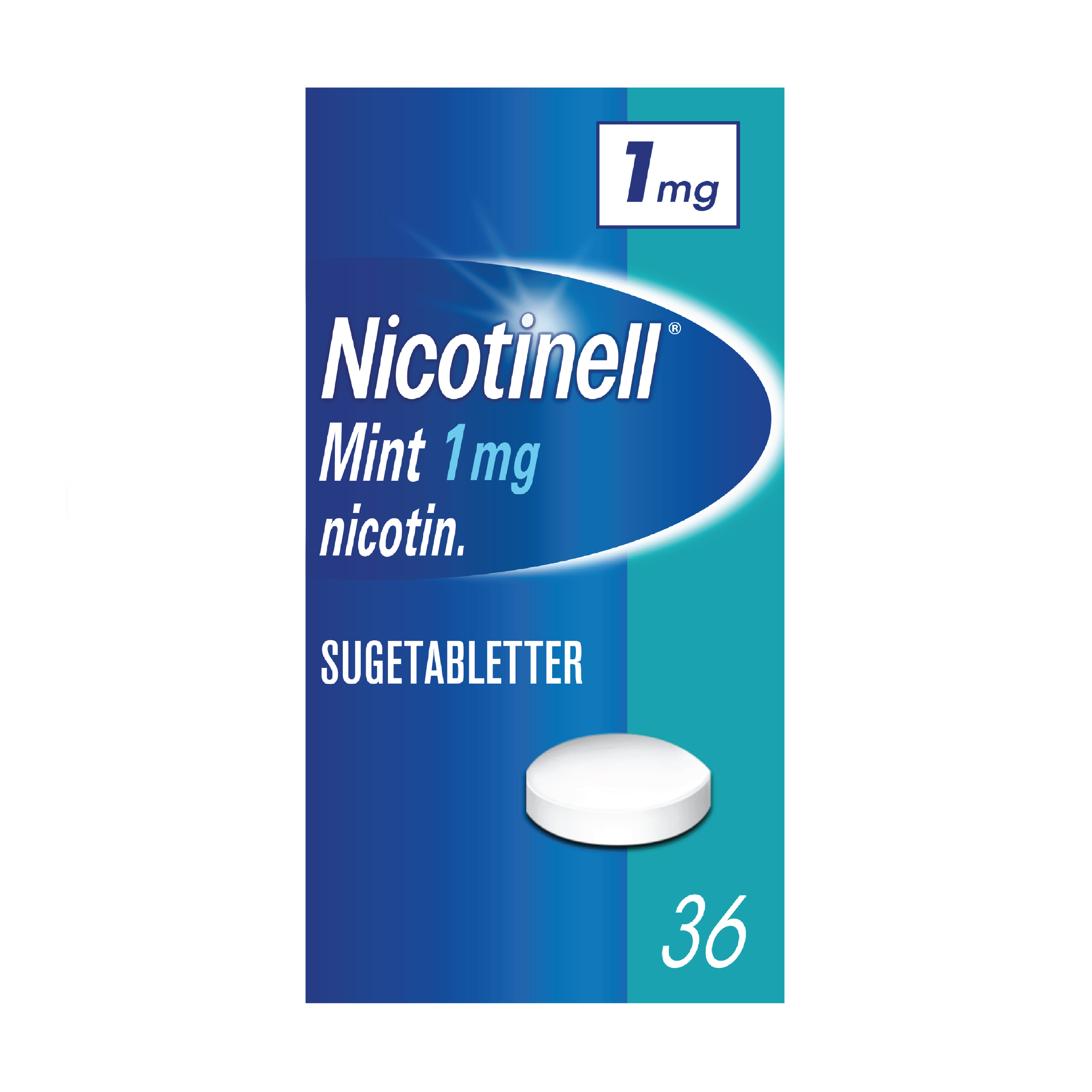 Nicotinell Sugetabletter 1mg, 36 stk.