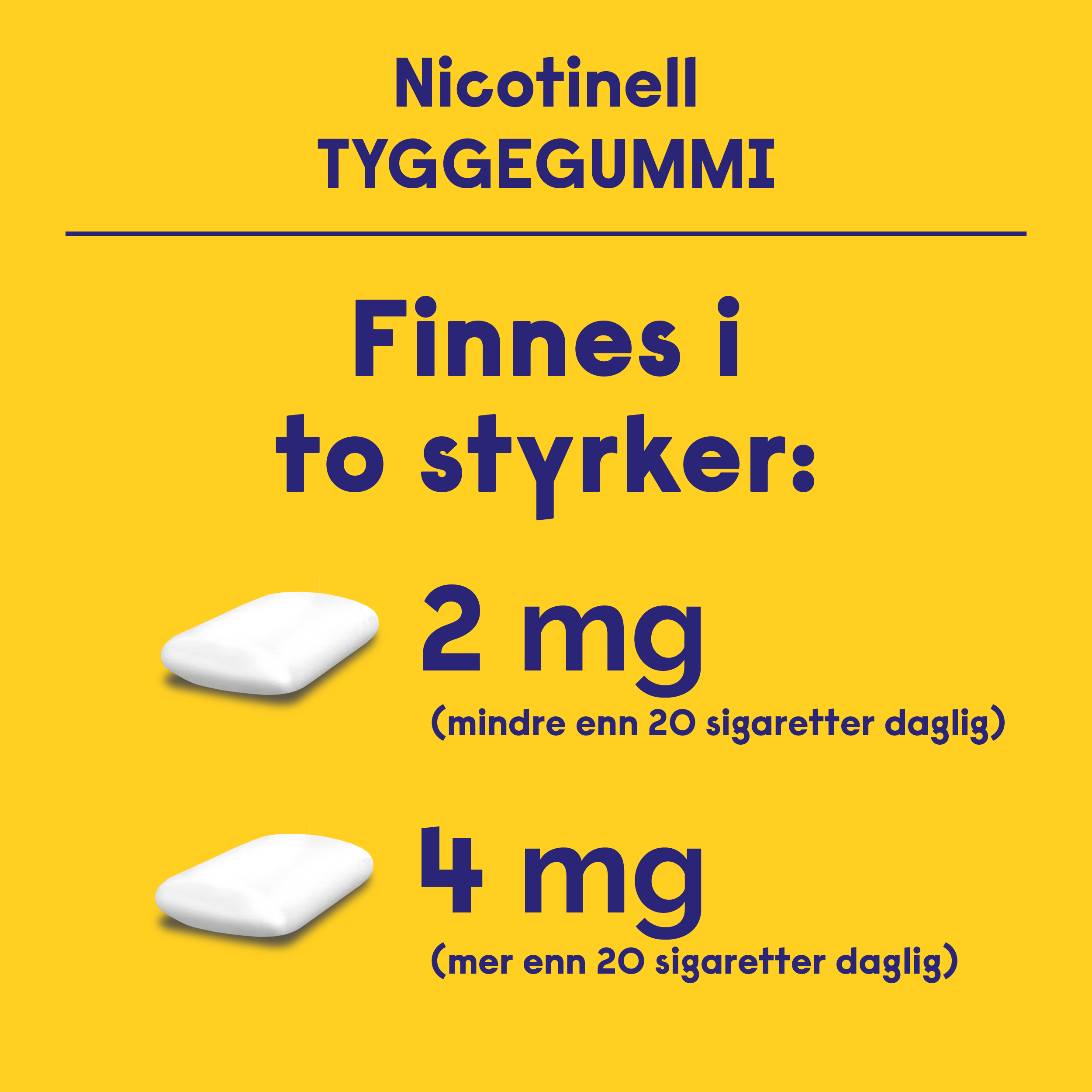 Nicotinell 2 mg tyggegummi, Lakris, 24 stk.