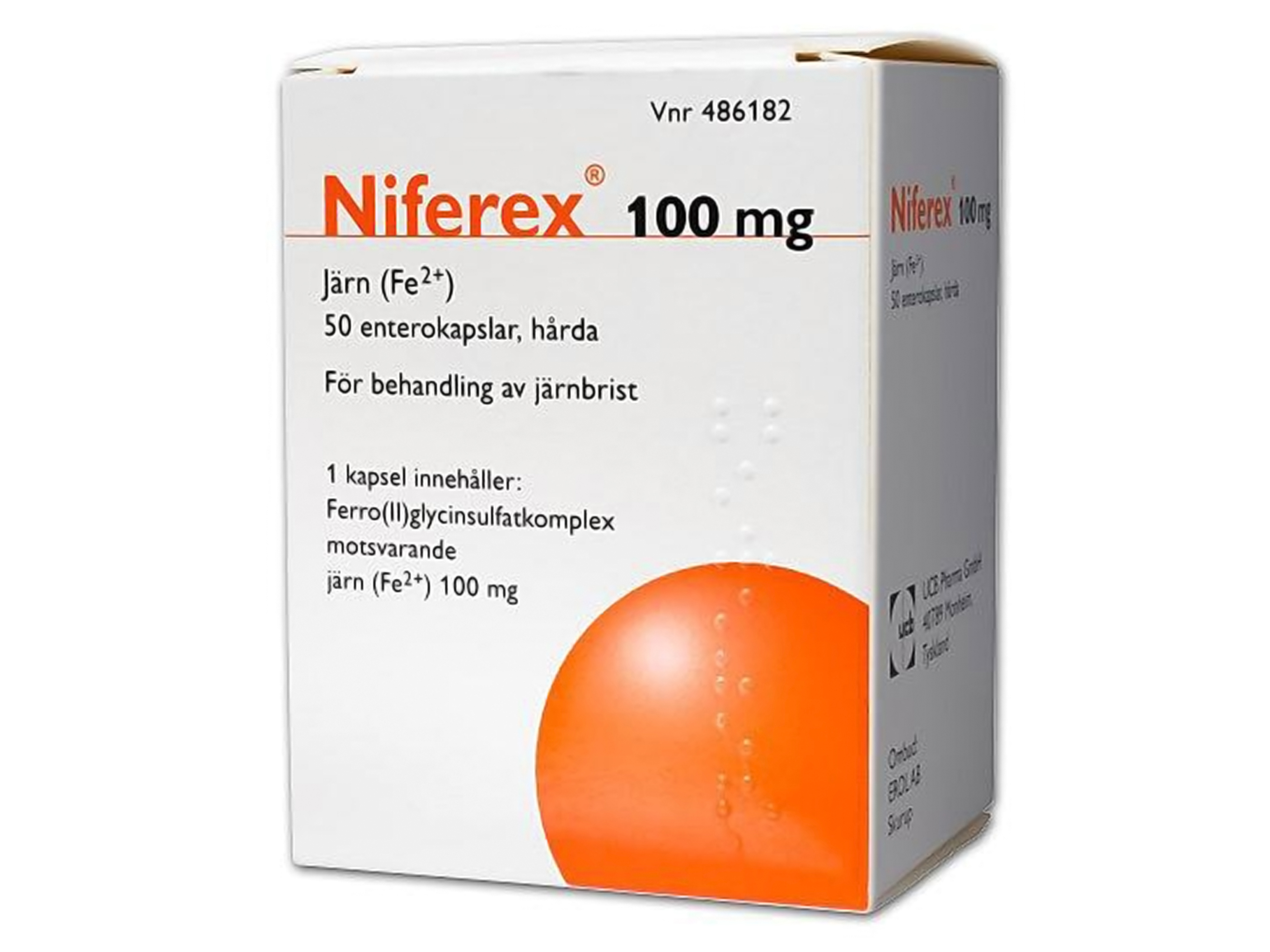 Niferex Enterokaps 100mg, 50 stk.