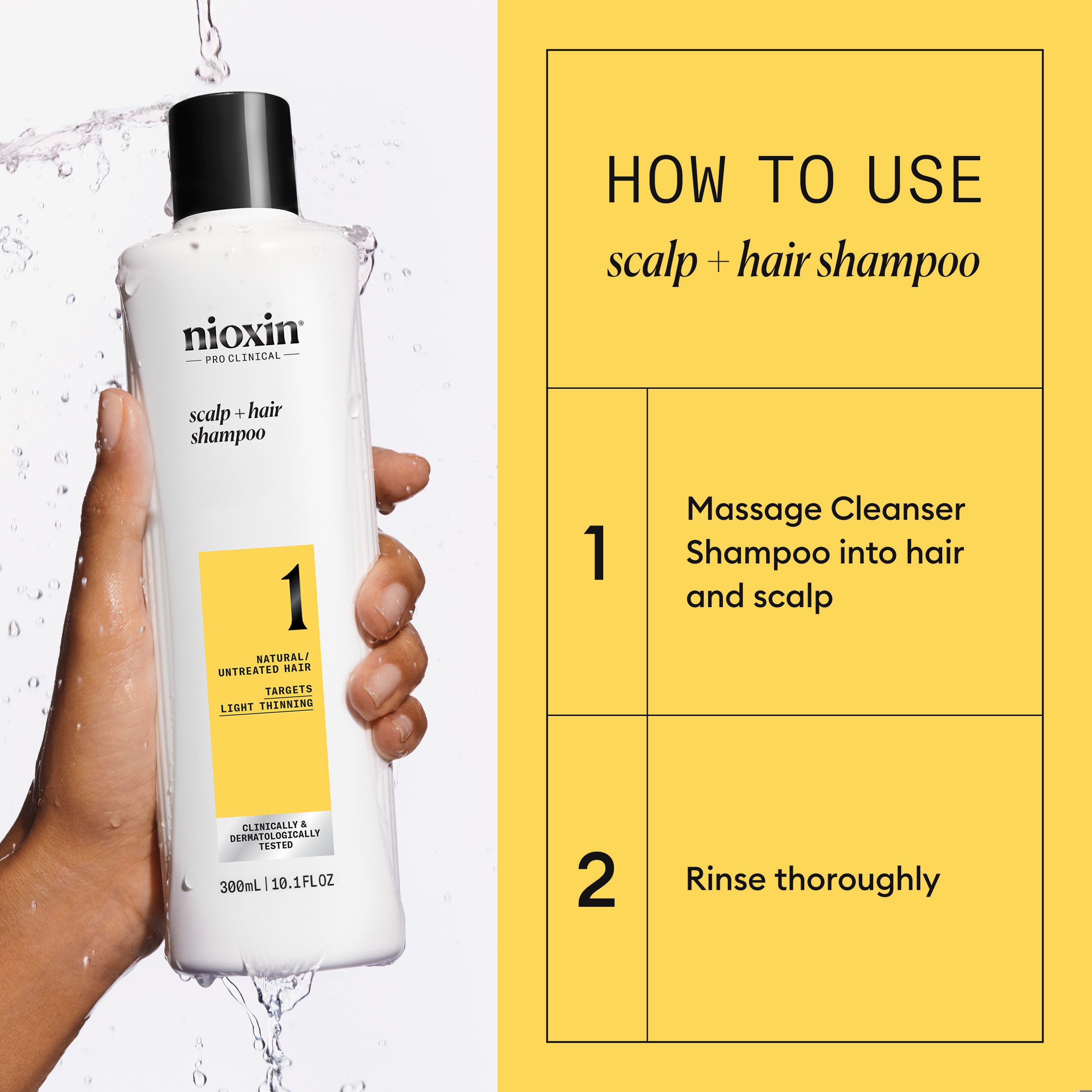 Nioxin System 1 Shampoo, 300 ml