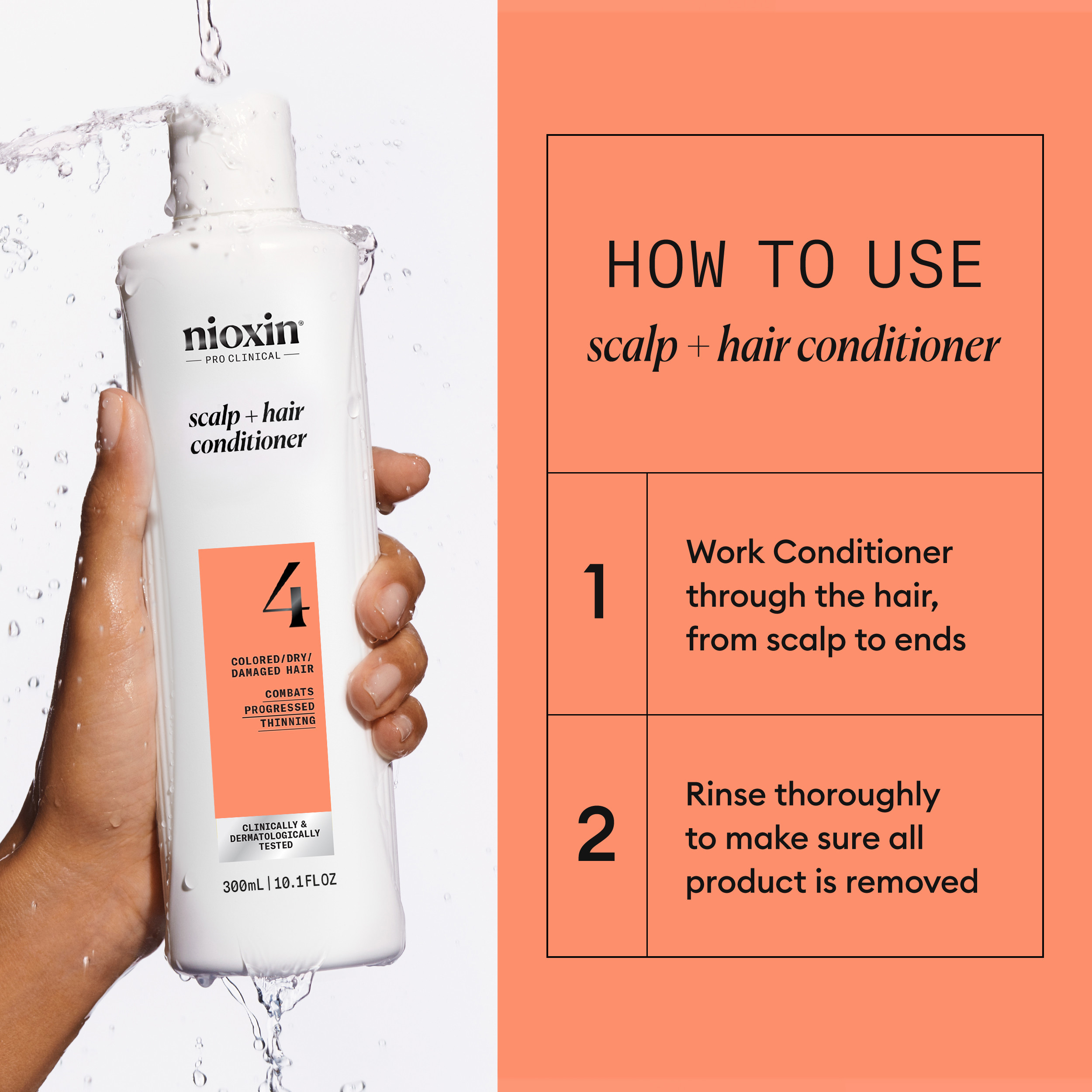 Nioxin System 4 Conditioner, 300 ml