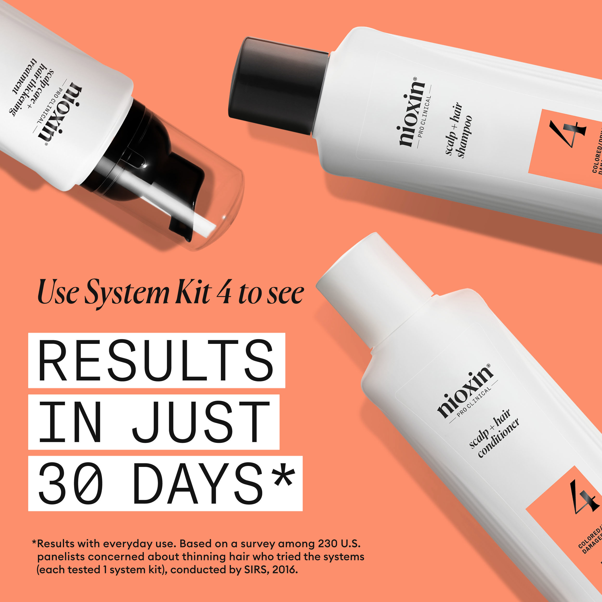 Nioxin System 4 Shampoo, 300 ml