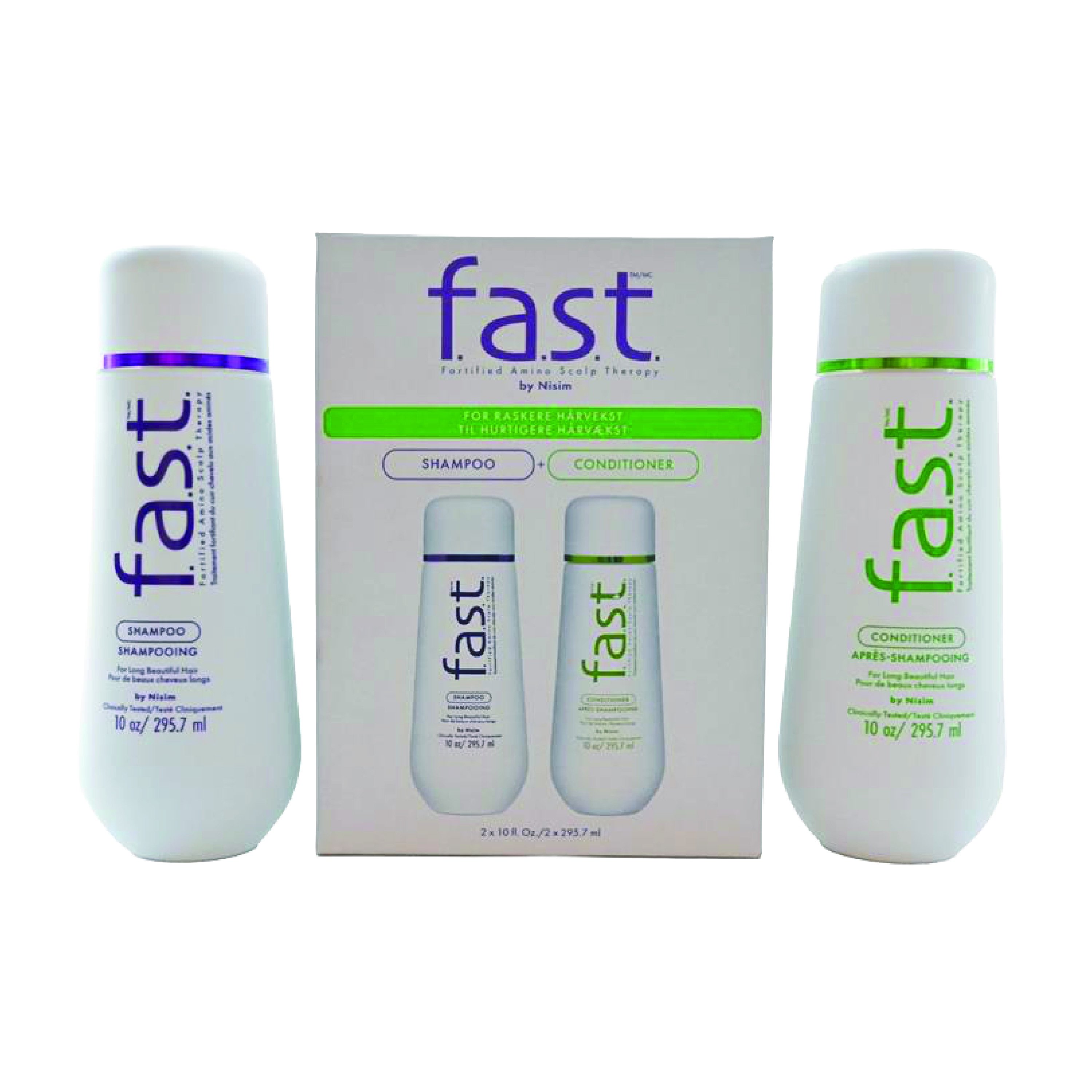 Nisim Fast Shampoo & Conditioner, 2 x 300 ml