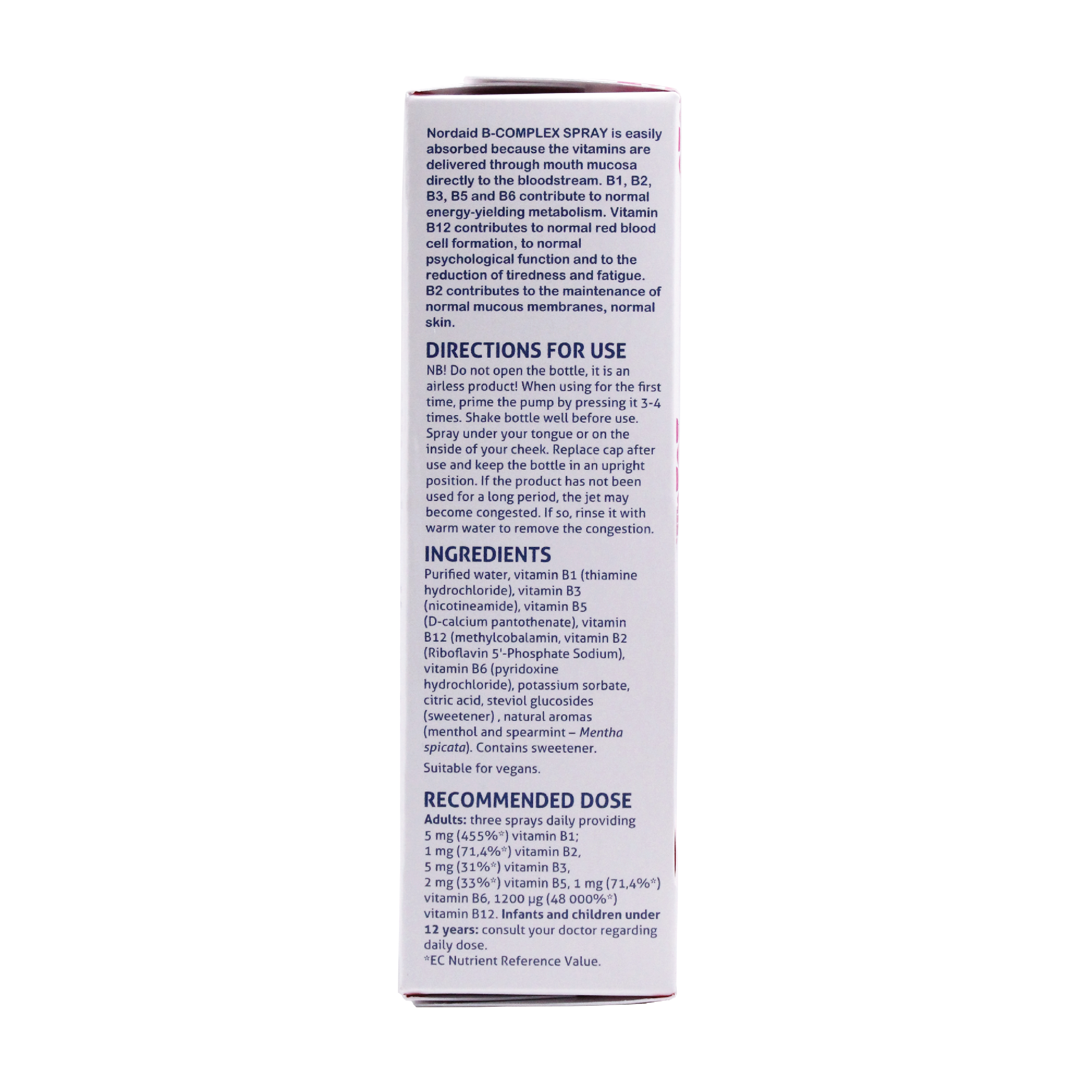 Nordaid B-complex munnspray, 30 ml