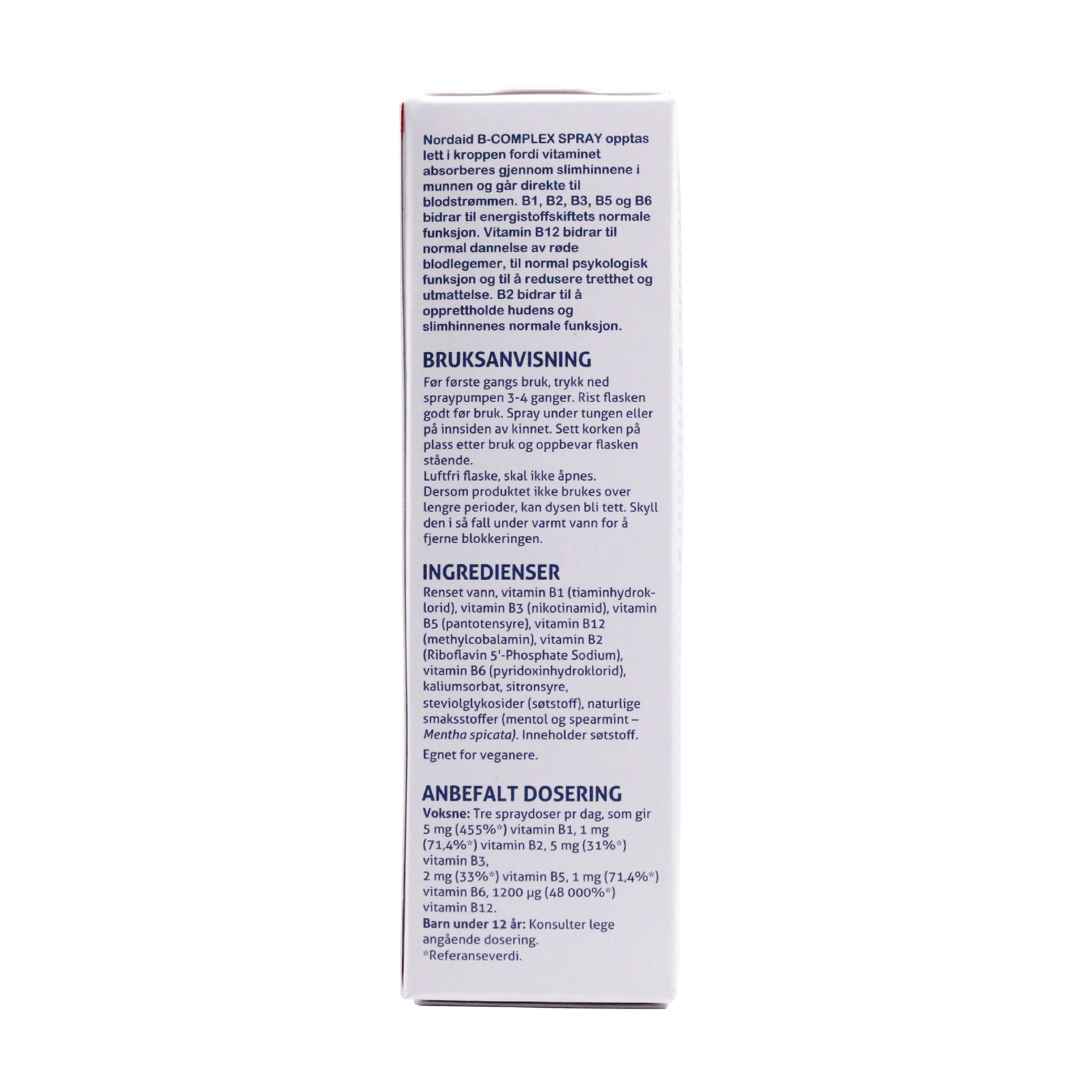 Nordaid B-complex munnspray, 30 ml