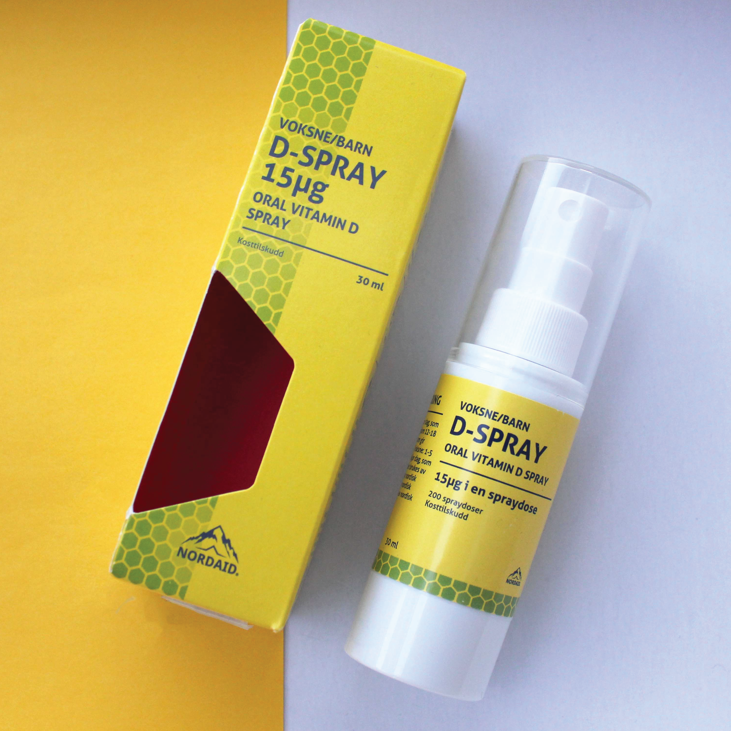 Nordaid D-Spray 15 µg Munnspray, 30 ml