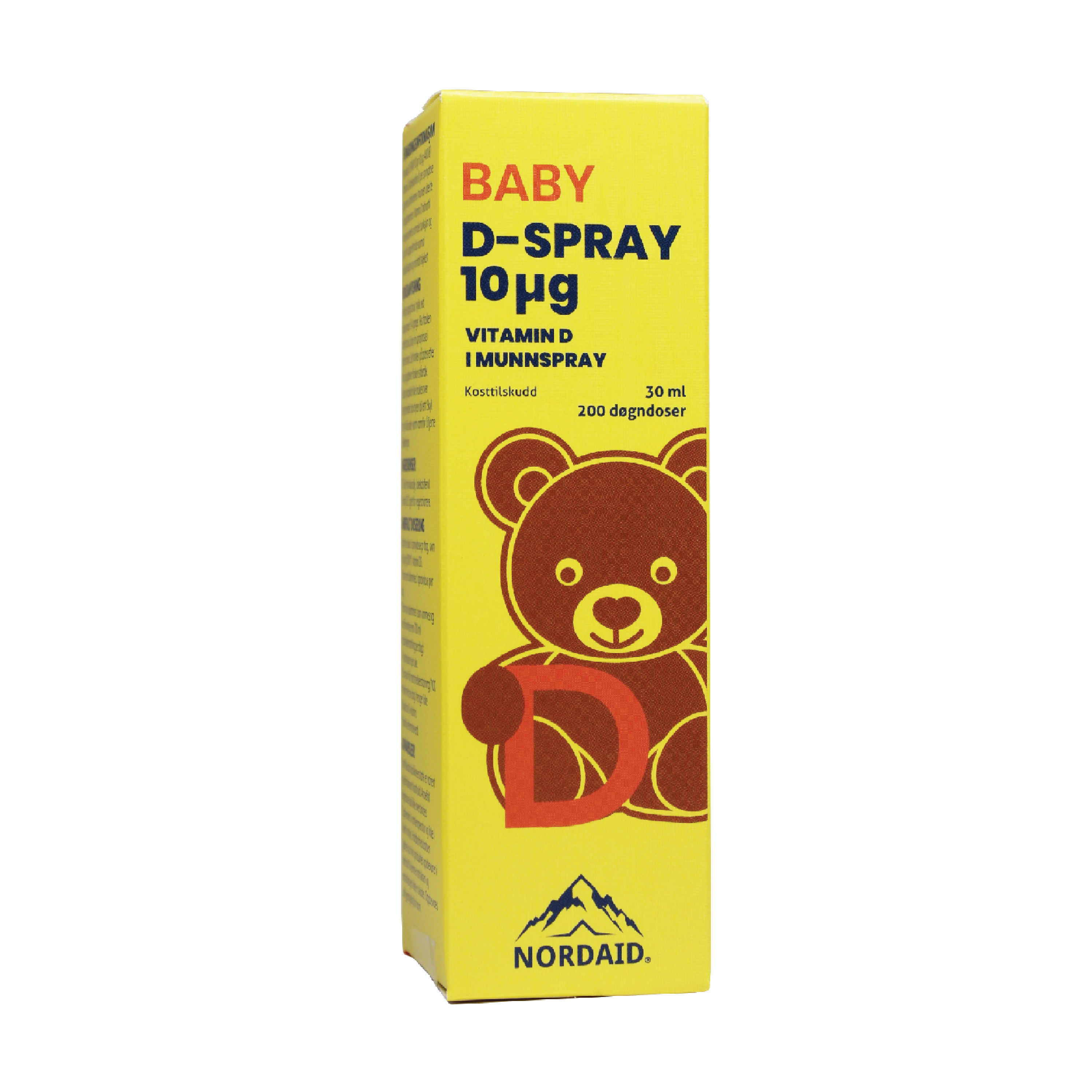Nordaid D-Spray Baby 10 µg Munnspray, 30 ml