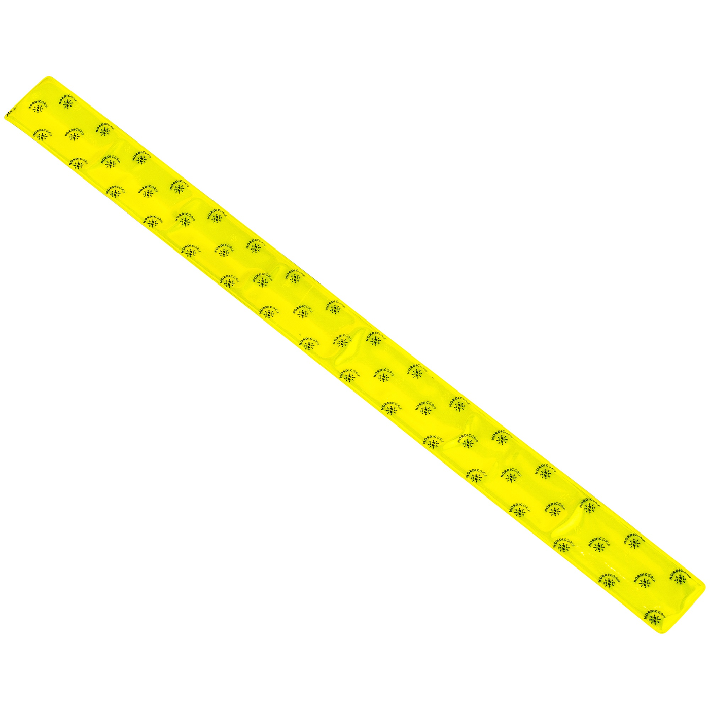 Nordic Grip Refleksbånd Snap Wrap, Gul, 1 stk.