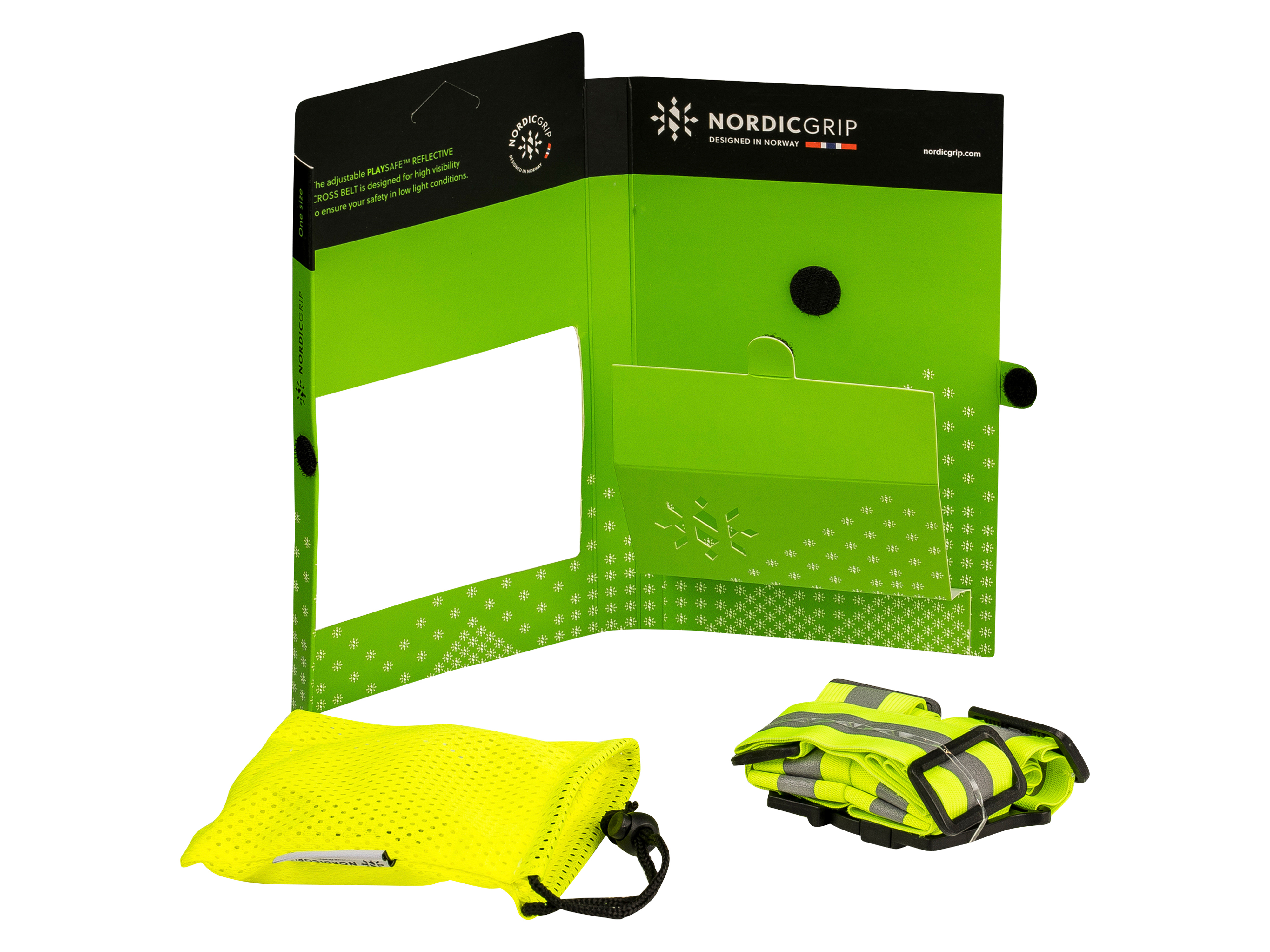 Nordic Grip Reflekssele til junior, Gul, 1 stk.