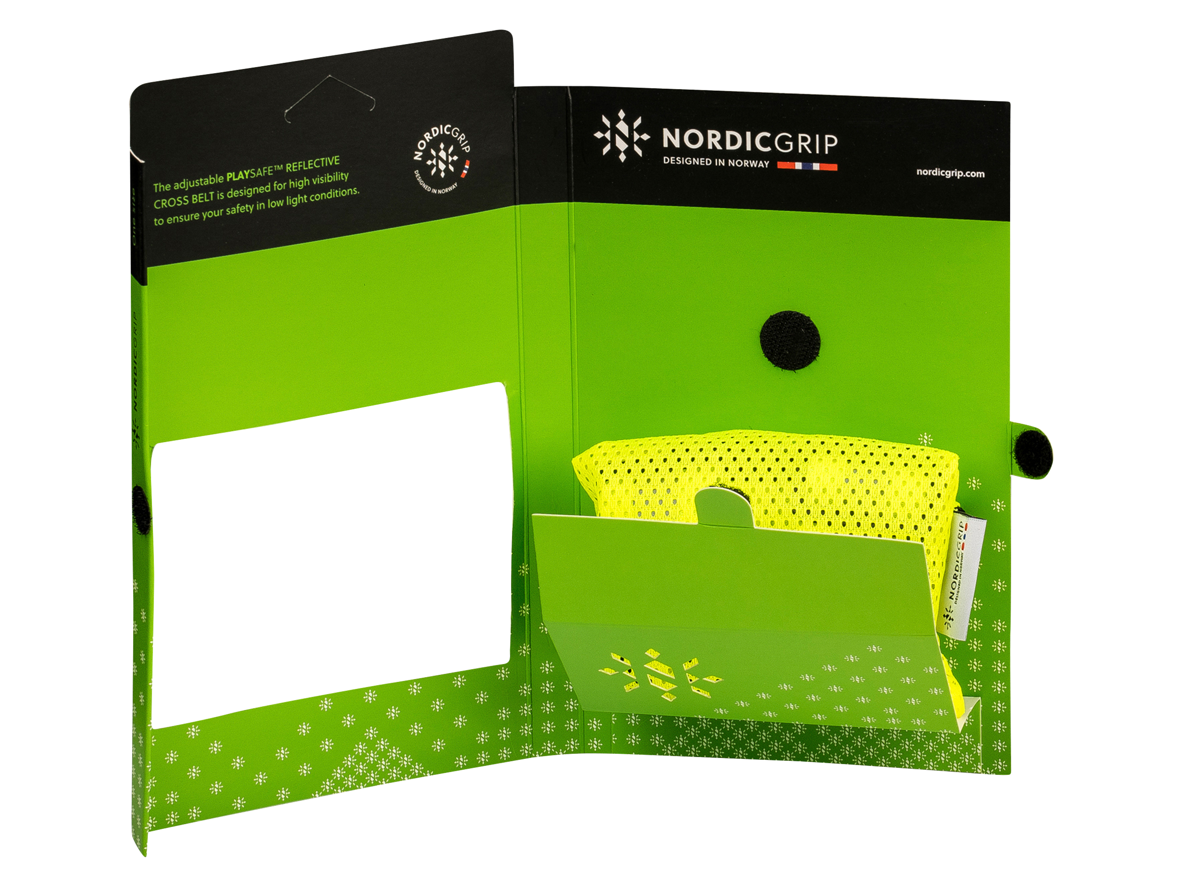 Nordic Grip Reflekssele til junior, Gul, 1 stk.