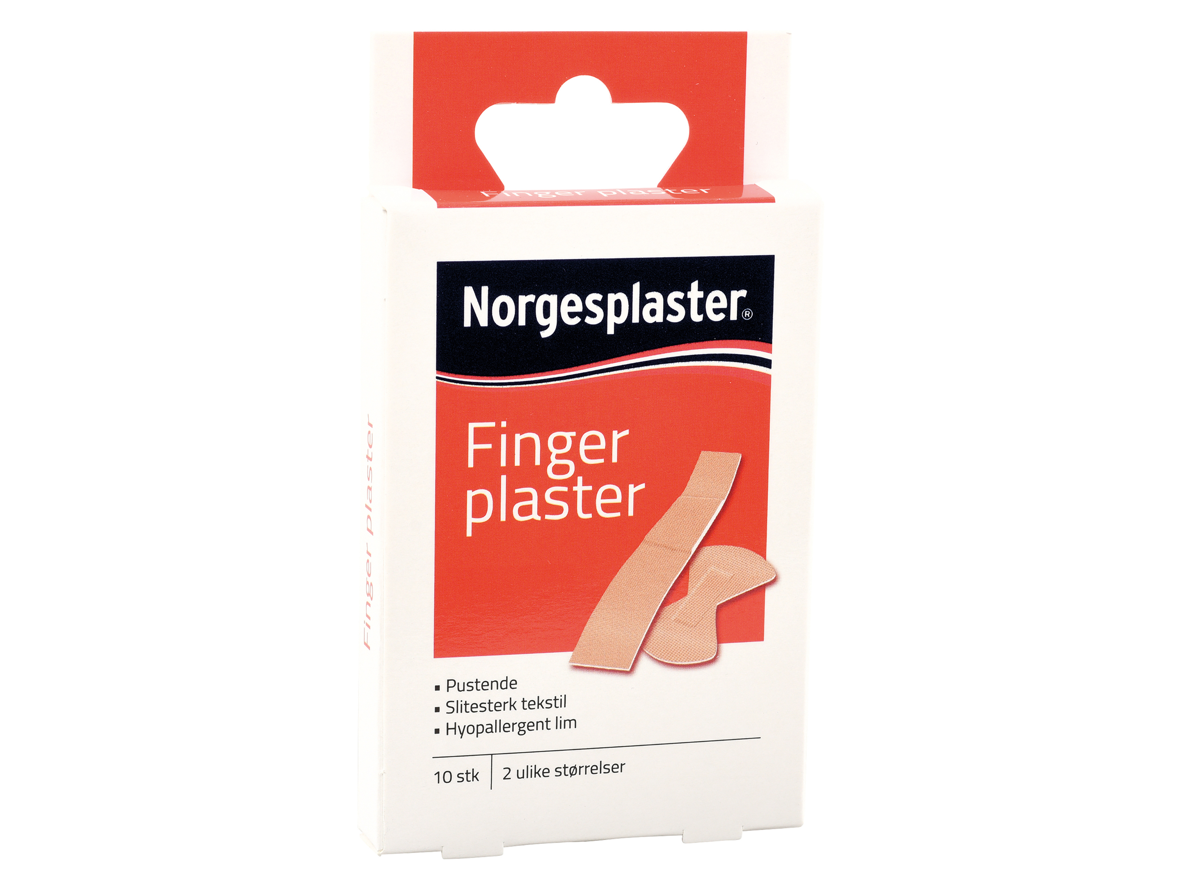 Norgesplaster Fingerplaster, 10 stk.