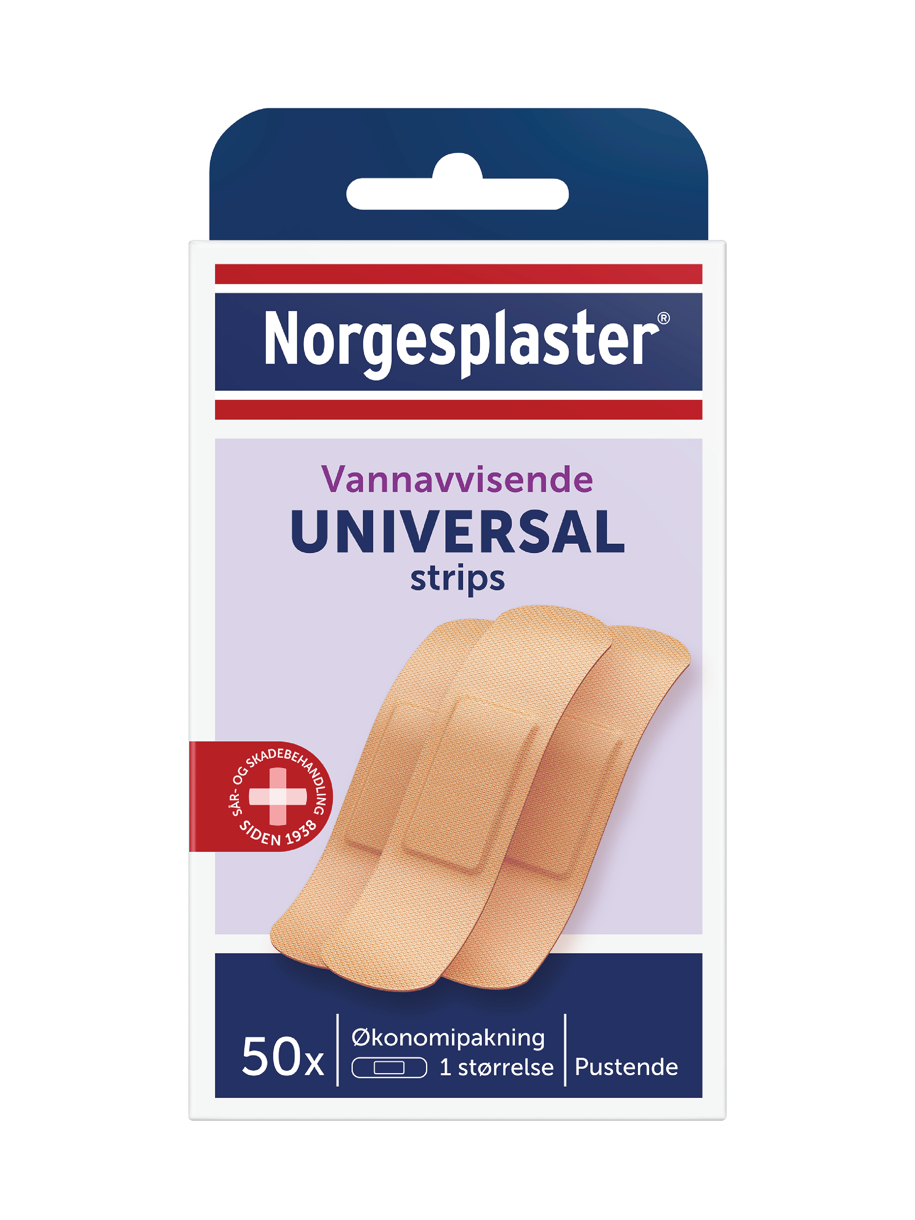 Norgesplaster Universal strips, 50 stk.